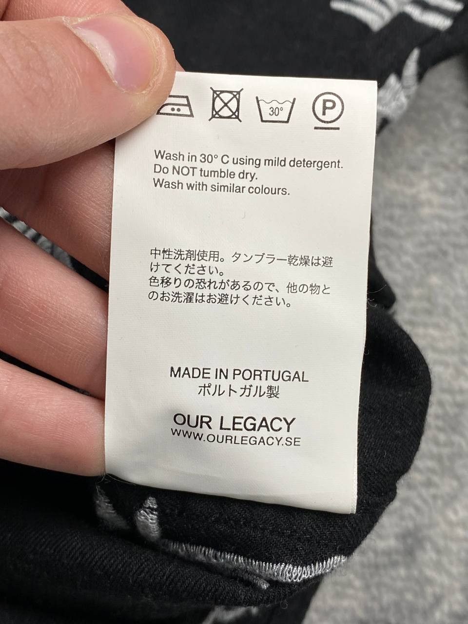 Our Legacy Our Legacy Shirt Buttons Long Sleeve Men Size 48 Black Size US M / EU 48-50 / 2 - 8 Thumbnail