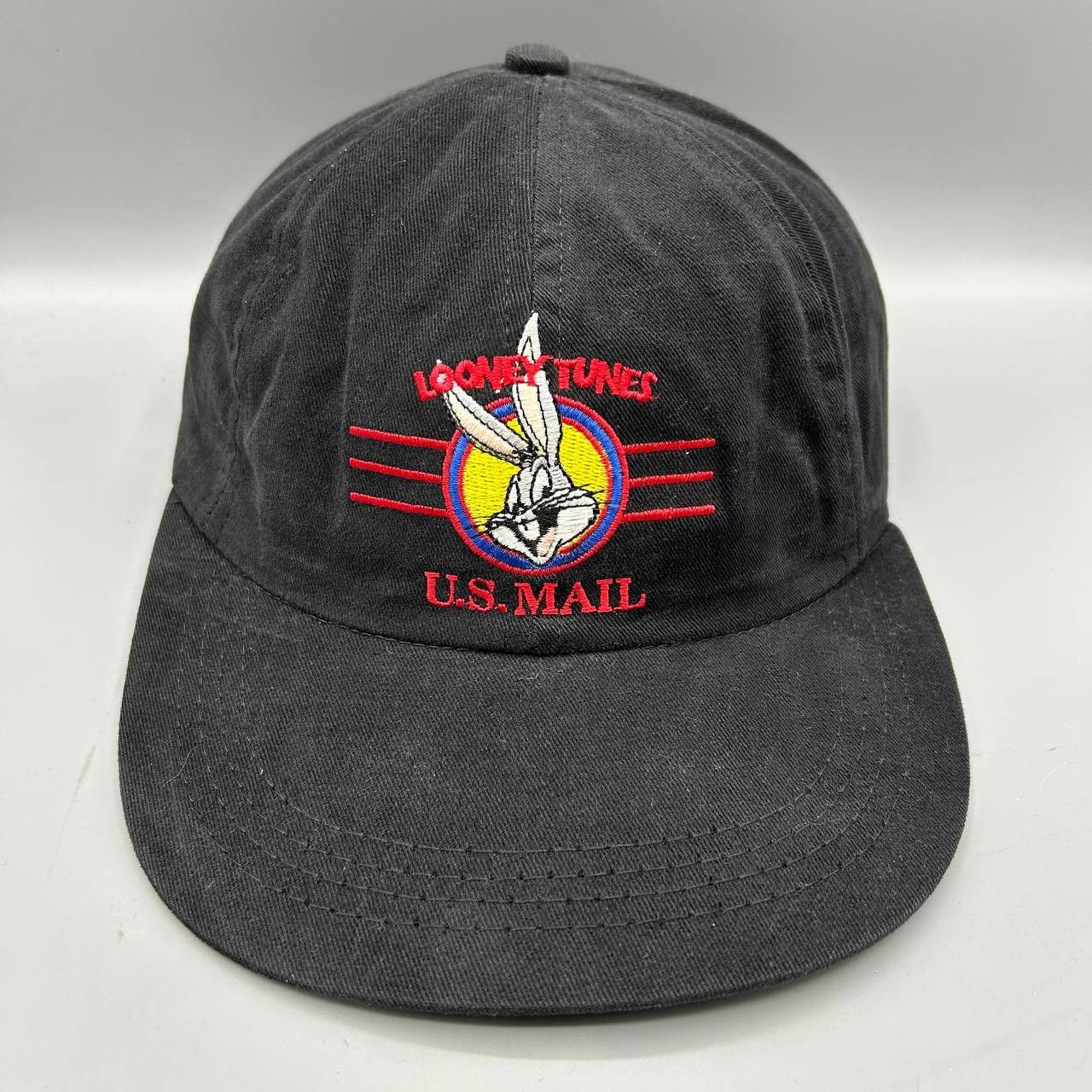 Other Vintage Looney Tunes U.S. Mail Hat Men Black Snap Back Cap Size ONE SIZE - 1 Thumbnail