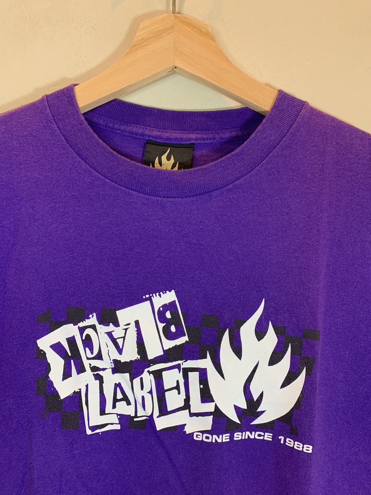 Black Label × Vintage *RARE* Vintage Black Label Skateboarding Art Skate T-Shirt S Size US S / EU 44-46 / 1 - 3 Thumbnail