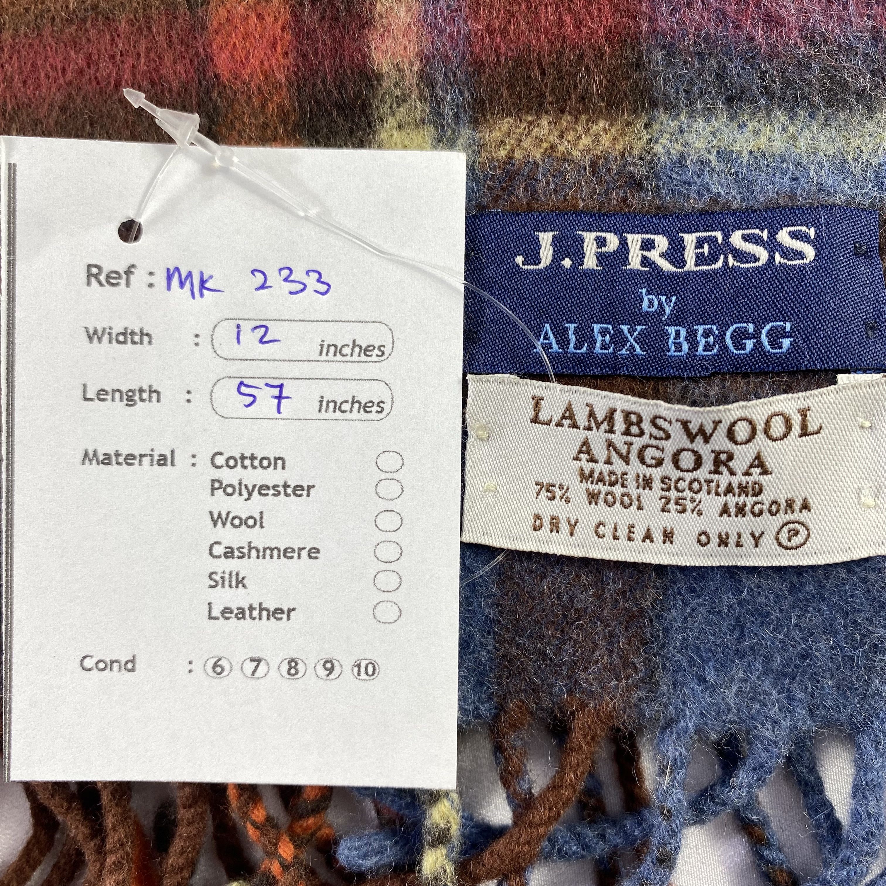 Begg x Co J. Press x Alex Begg Scarf / Muffler / Neckwear Size ONE SIZE - 5 Thumbnail