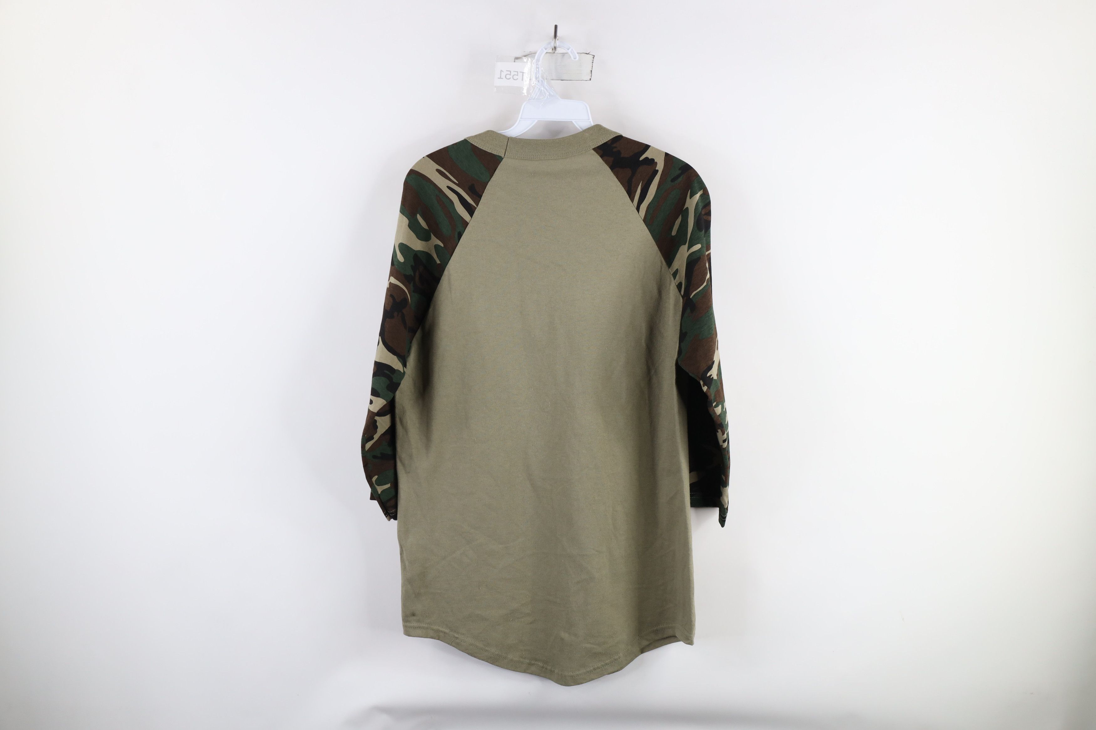 Vintage Vintage 90s Out Jeep Camouflage 3/4 Sleeve Raglan T-Shirt Size US M / EU 48-50 / 2 - 7 Thumbnail
