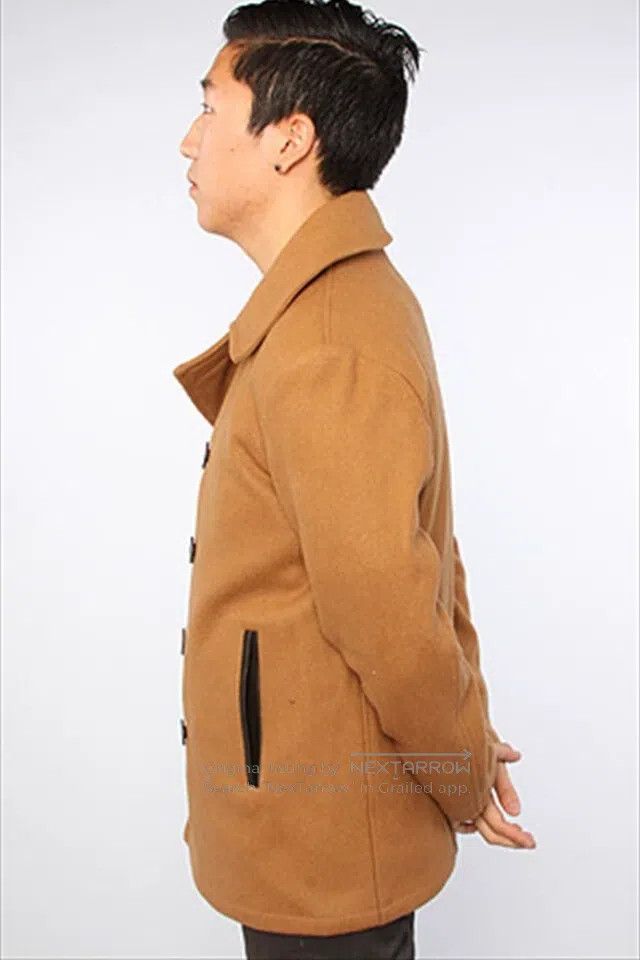 Schott Schott Ounce camel wool navy coat Size US XXL / EU 58 / 5 - 8 Thumbnail