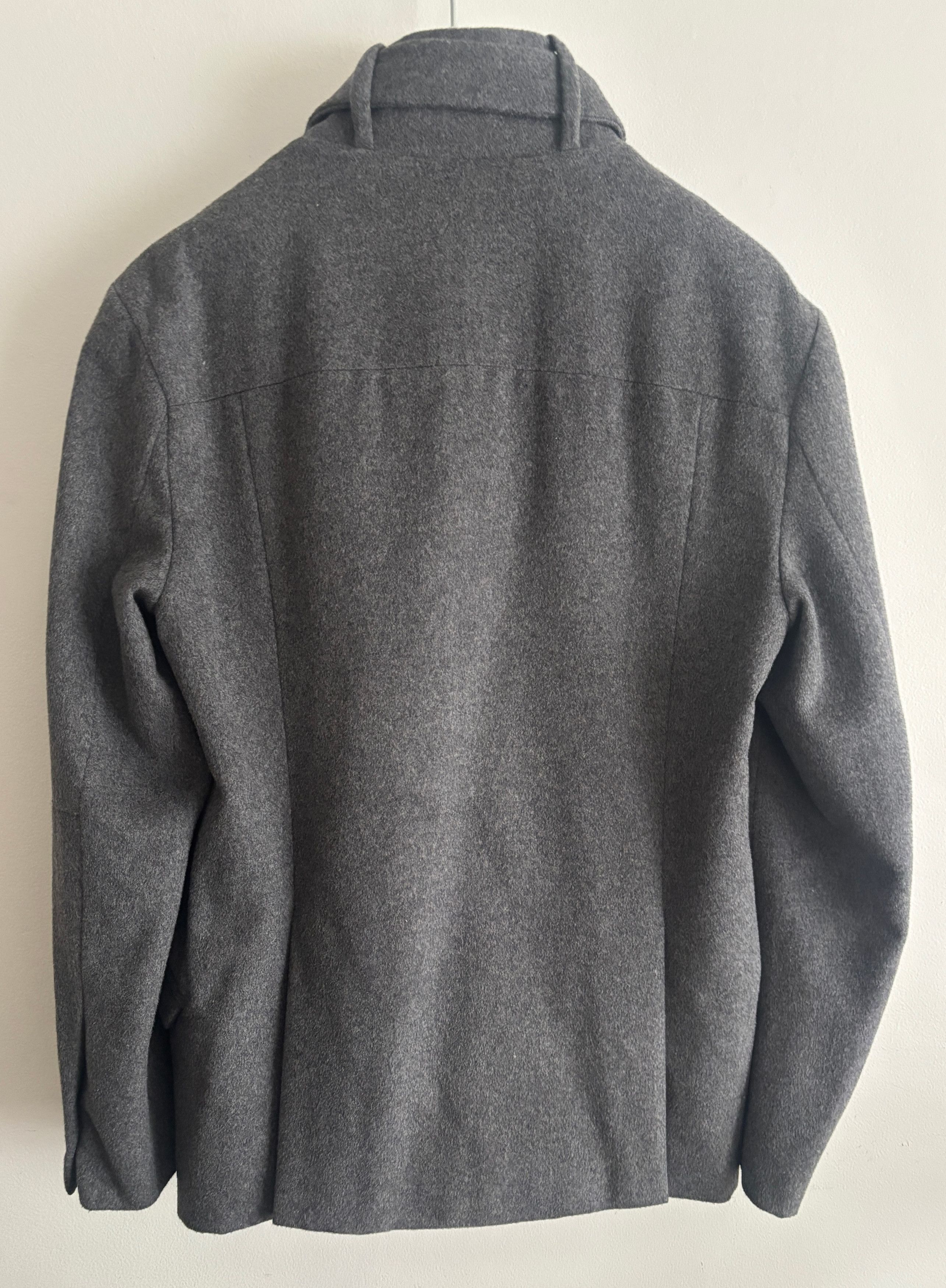 18 Waits $395 Grey Wool Pea Coat / Brigadier Jacket Large - XL Size US L / EU 52-54 / 3 - 11 Thumbnail