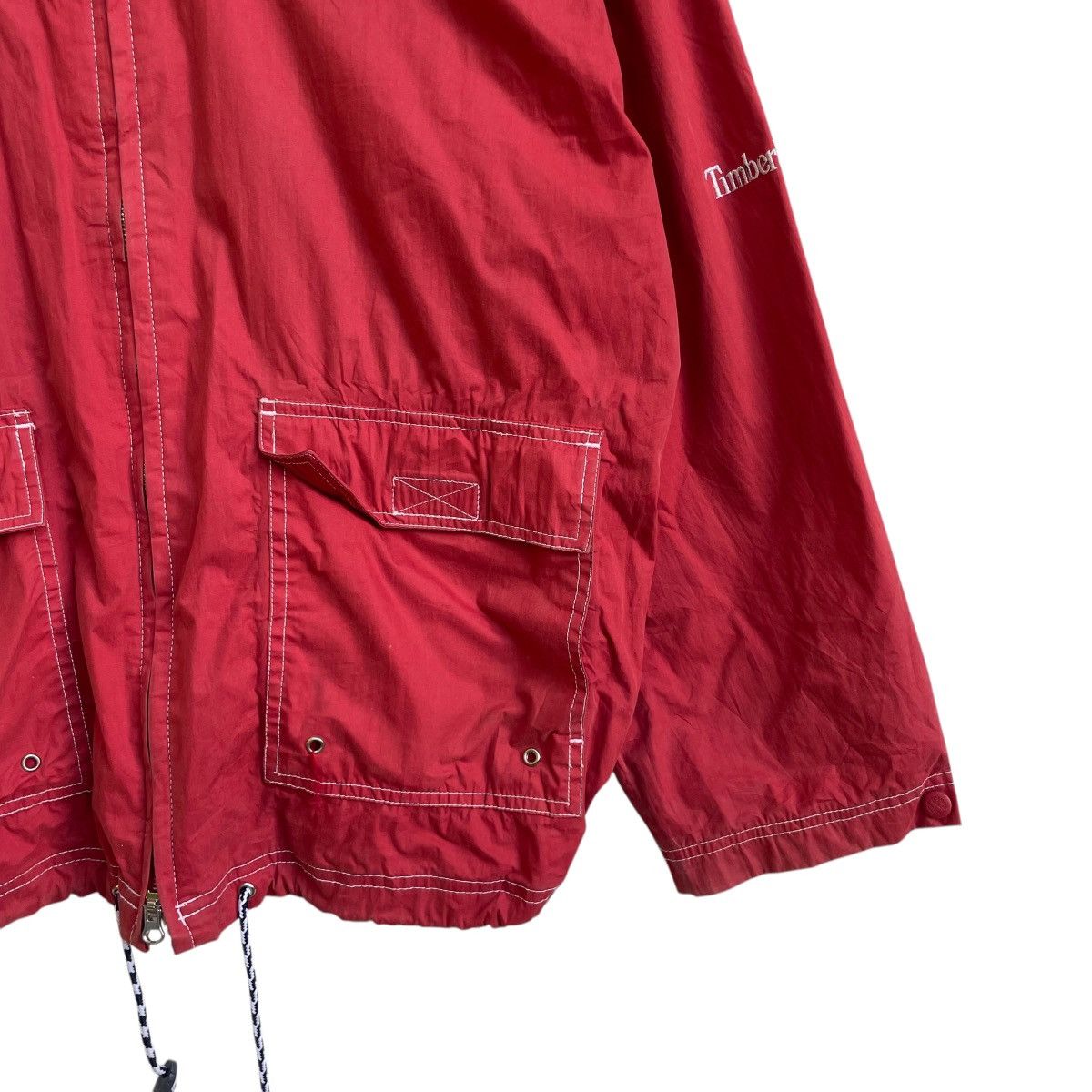 Timberland × Vintage 💥Vintage Timberland Gorpcore Spring 1996 Hooded Dual Pocket Size US M / EU 48-50 / 2 - 6 Thumbnail