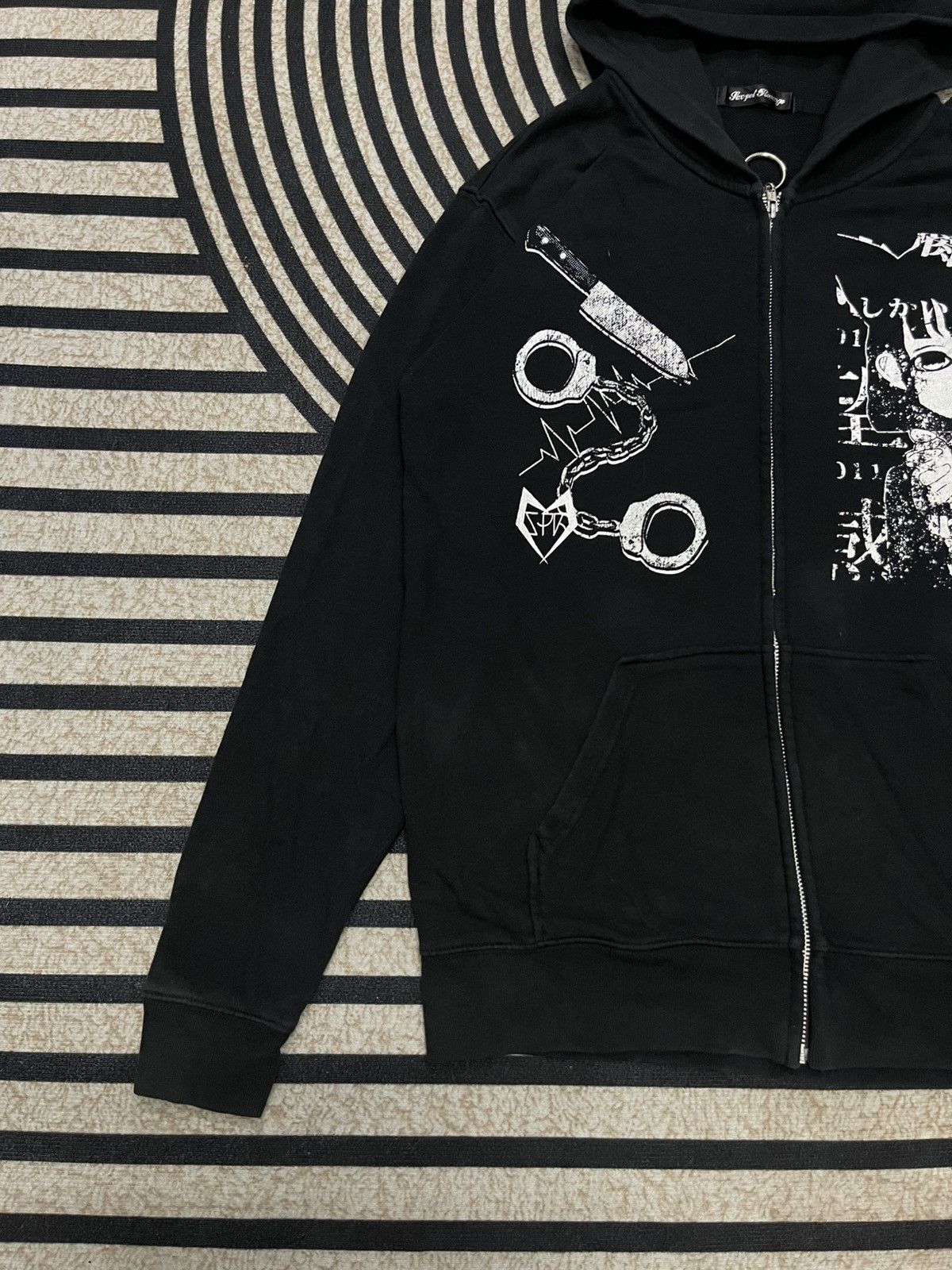 Sex Pot ReVeNGe 2000s SEXPOT REVENGE X SUBETE WO AKIRAMEMASU ZIPPER HOODIE Size US L / EU 52-54 / 3 - 3 Thumbnail