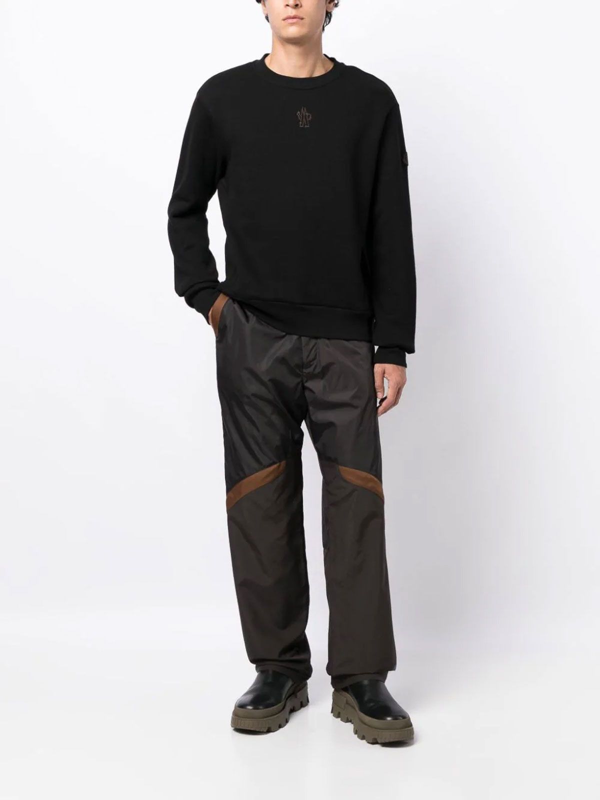 Moncler o1y0225 Casual Pant in Black/Brown Size US 32 / EU 48 - 5 Thumbnail
