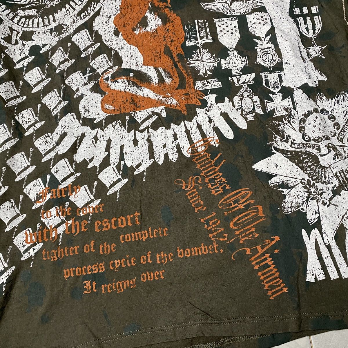 If Six Was Nine 2000's Rattle Trap Tribal Tattoo Cross Poem Longsleeve Size US M / EU 48-50 / 2 - 4 Thumbnail