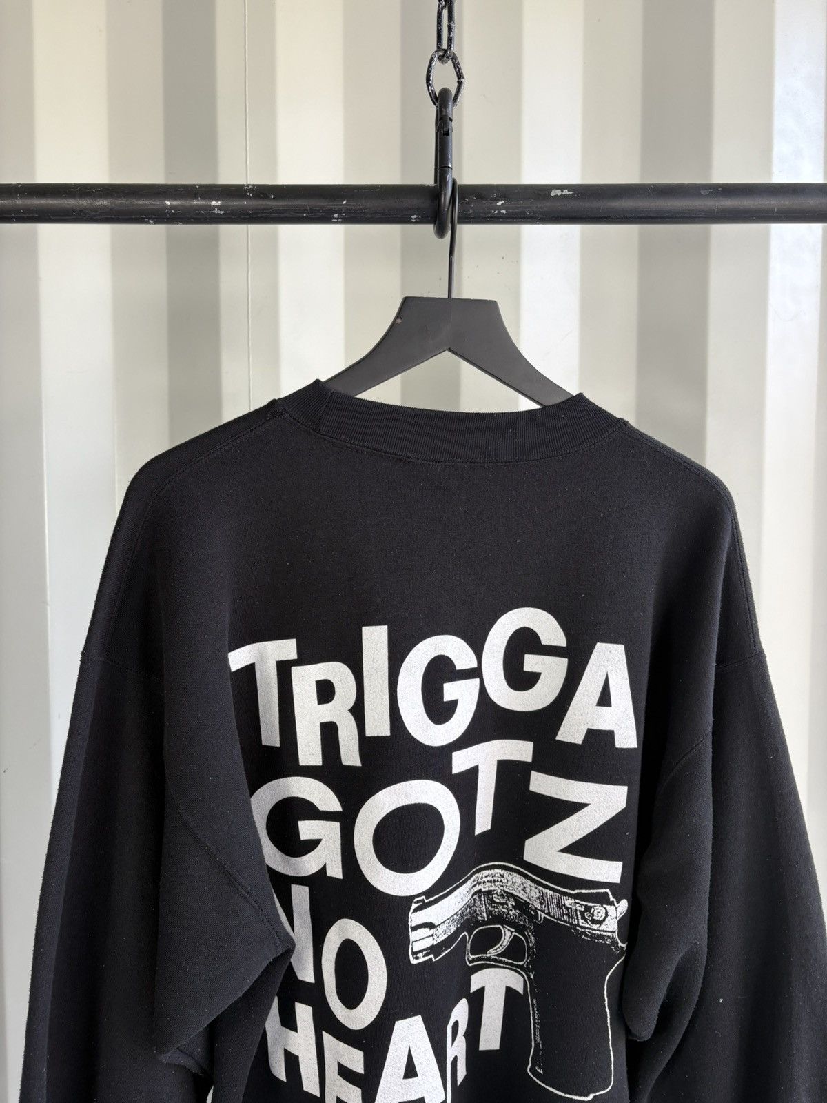 Vintage Vintage Menace 2 Society Triggaz Gotz No Heart Sweatshirt Size US XL / EU 56 / 4 - 5 Thumbnail