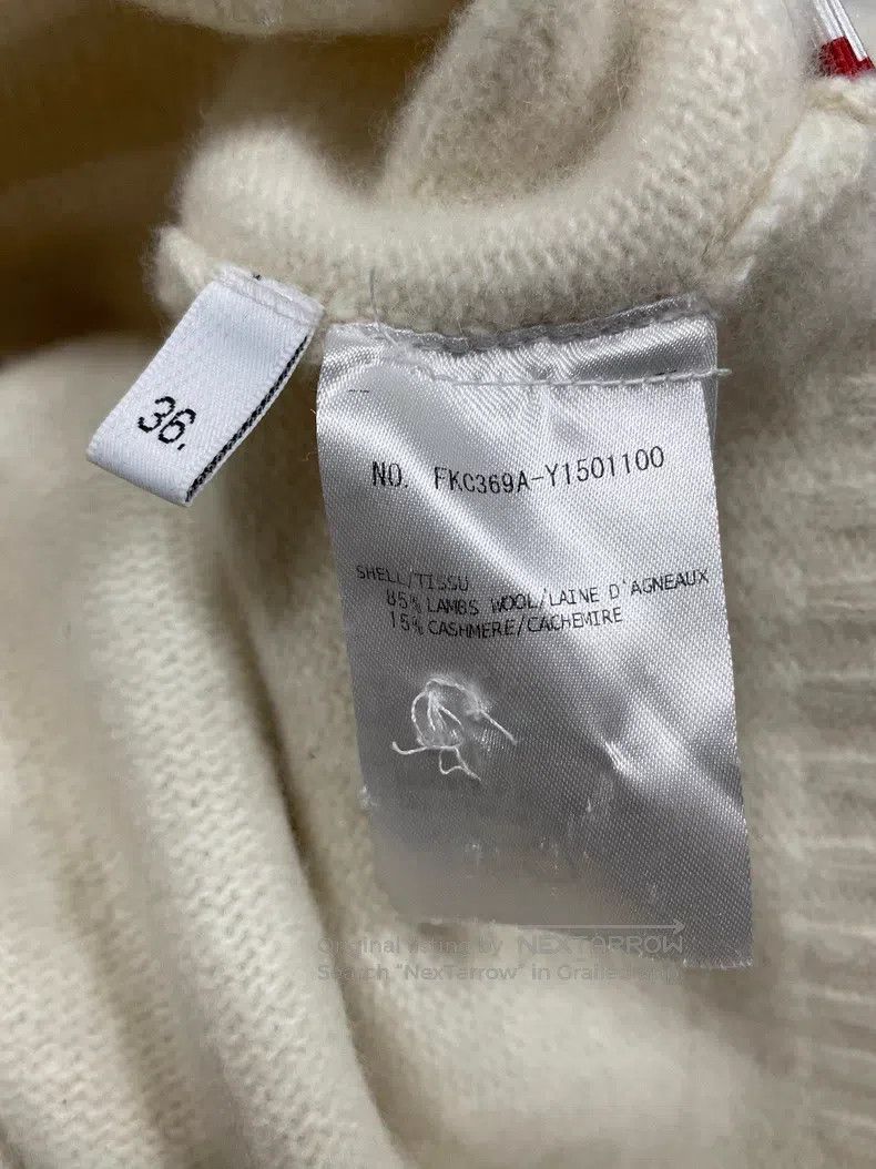 Thom Browne Thom Browne Beige Wool and Cashmere Cardigan Size XS / US 0-2 / IT 36-38 - 5 Thumbnail