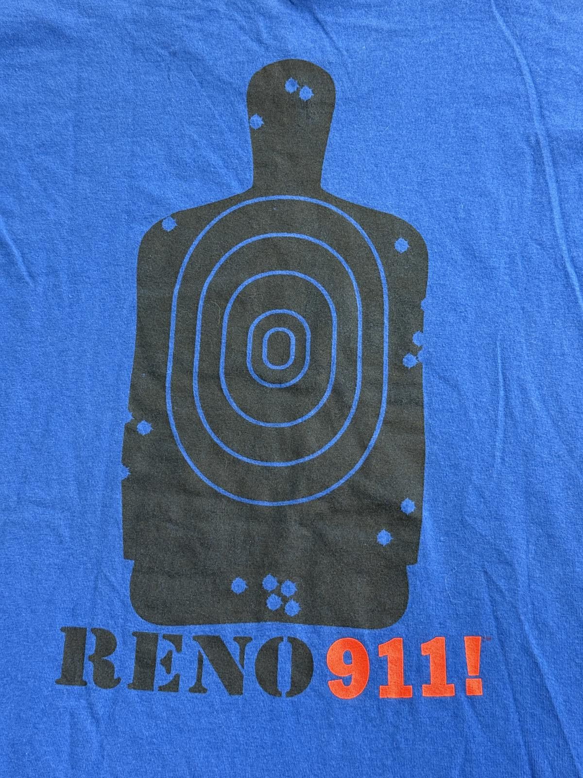 Gildan Vintage Reno 911 T-shirt Renos Finest Target Practice 2004 L Size US L / EU 52-54 / 3 - 6 Thumbnail
