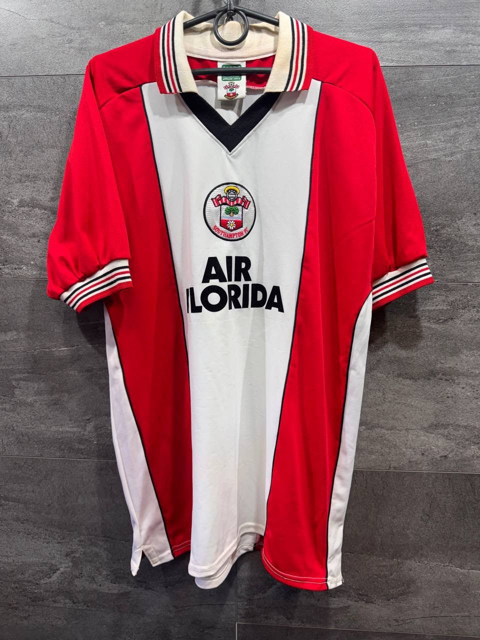 Other Southampton Score Draw Home Air Florida Retro Vintage Shirt Size US L / EU 52-54 / 3 - 1 Thumbnail
