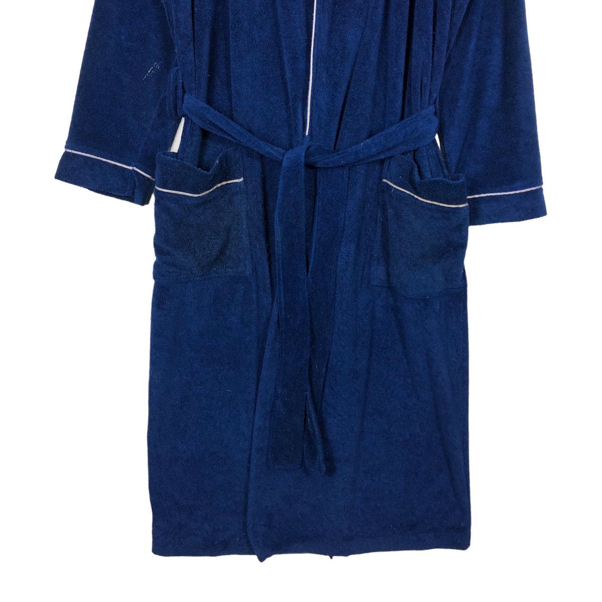 Christian Dior Monsieur 🔥Rich Blue - Wool Long Bath Robe Luxury Wear Size US M / EU 48-50 / 2 - 4 Thumbnail