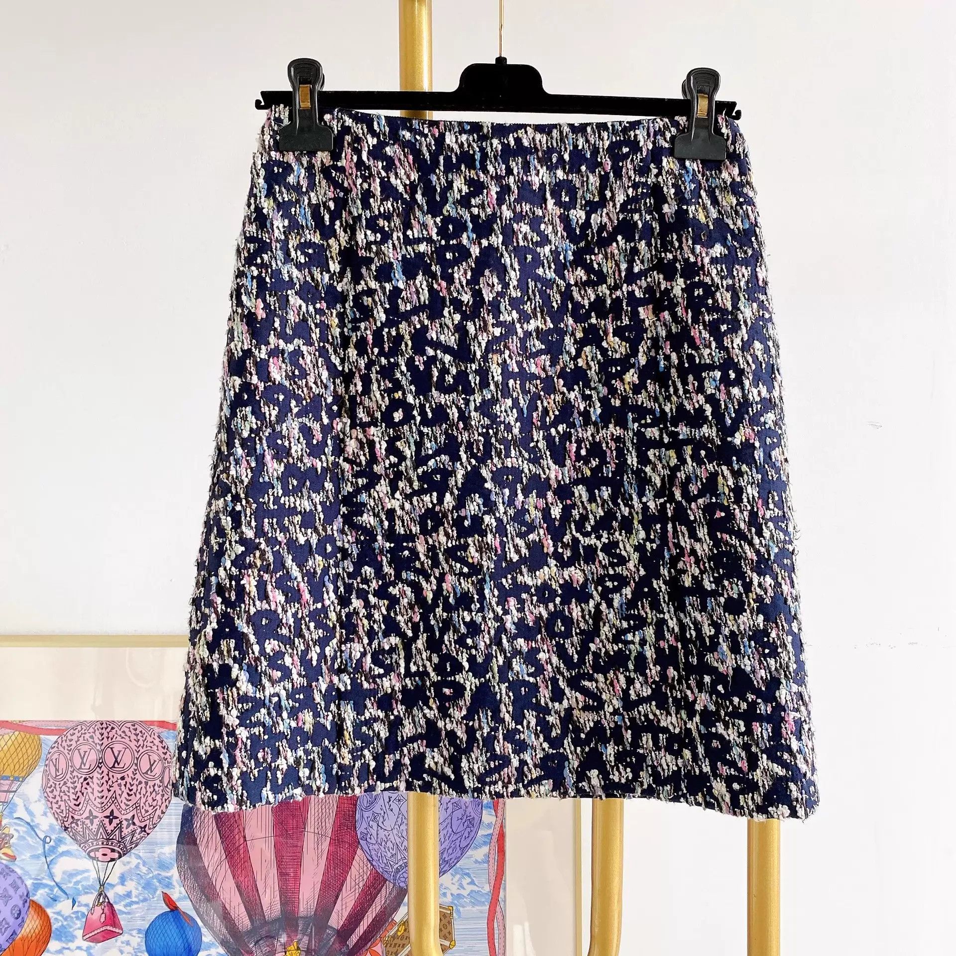 Louis Vuitton LV tweed mini skirt 34 Size 25" / US 0 / IT 36 - 2 Thumbnail
