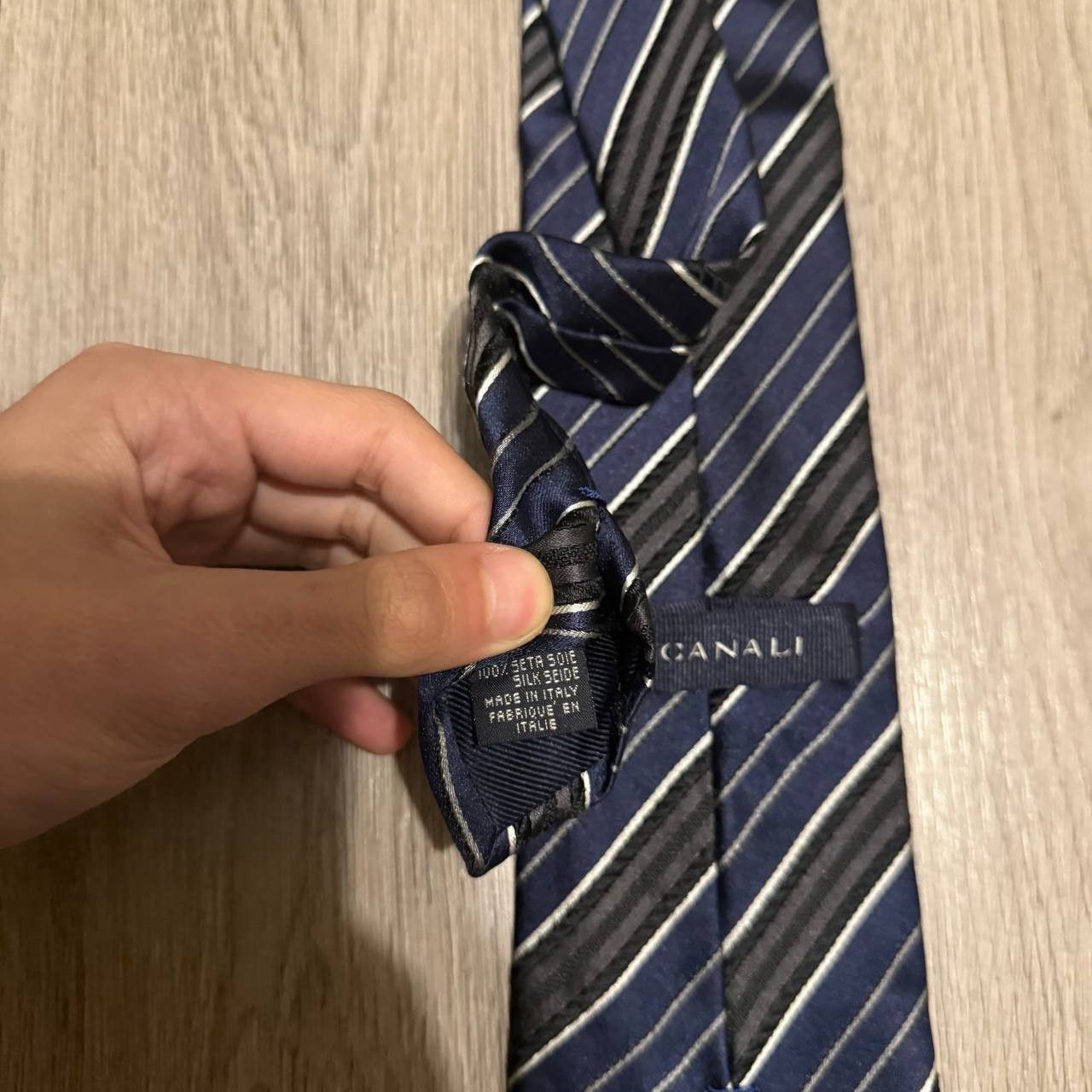 Canali canali silk tie mens striped Size ONE SIZE - 3 Thumbnail