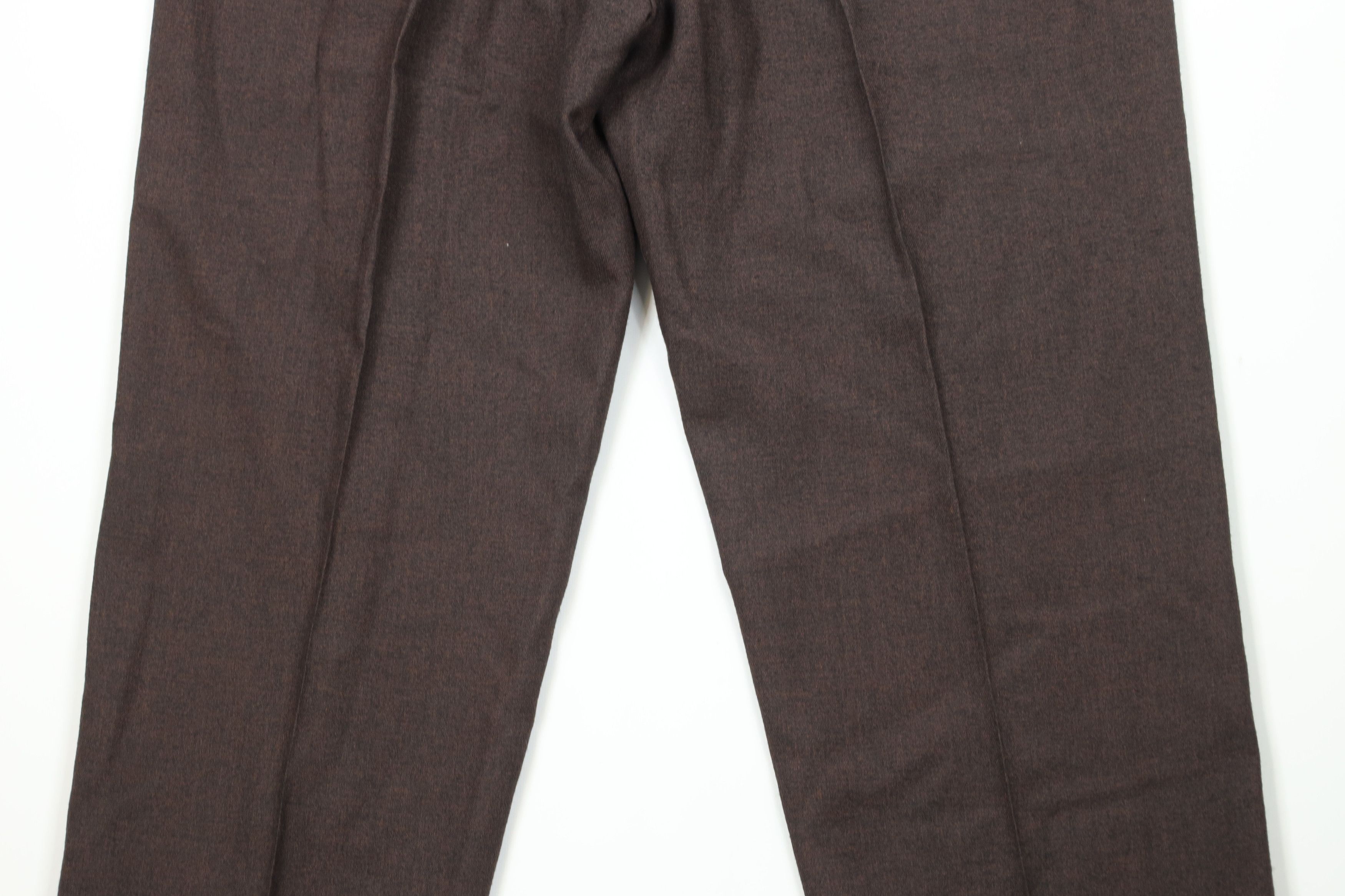 Vintage Vintage 60s 70s Streetwear Button Back Chino Pants Brown USA Size US 34 / EU 50 - 10 Thumbnail