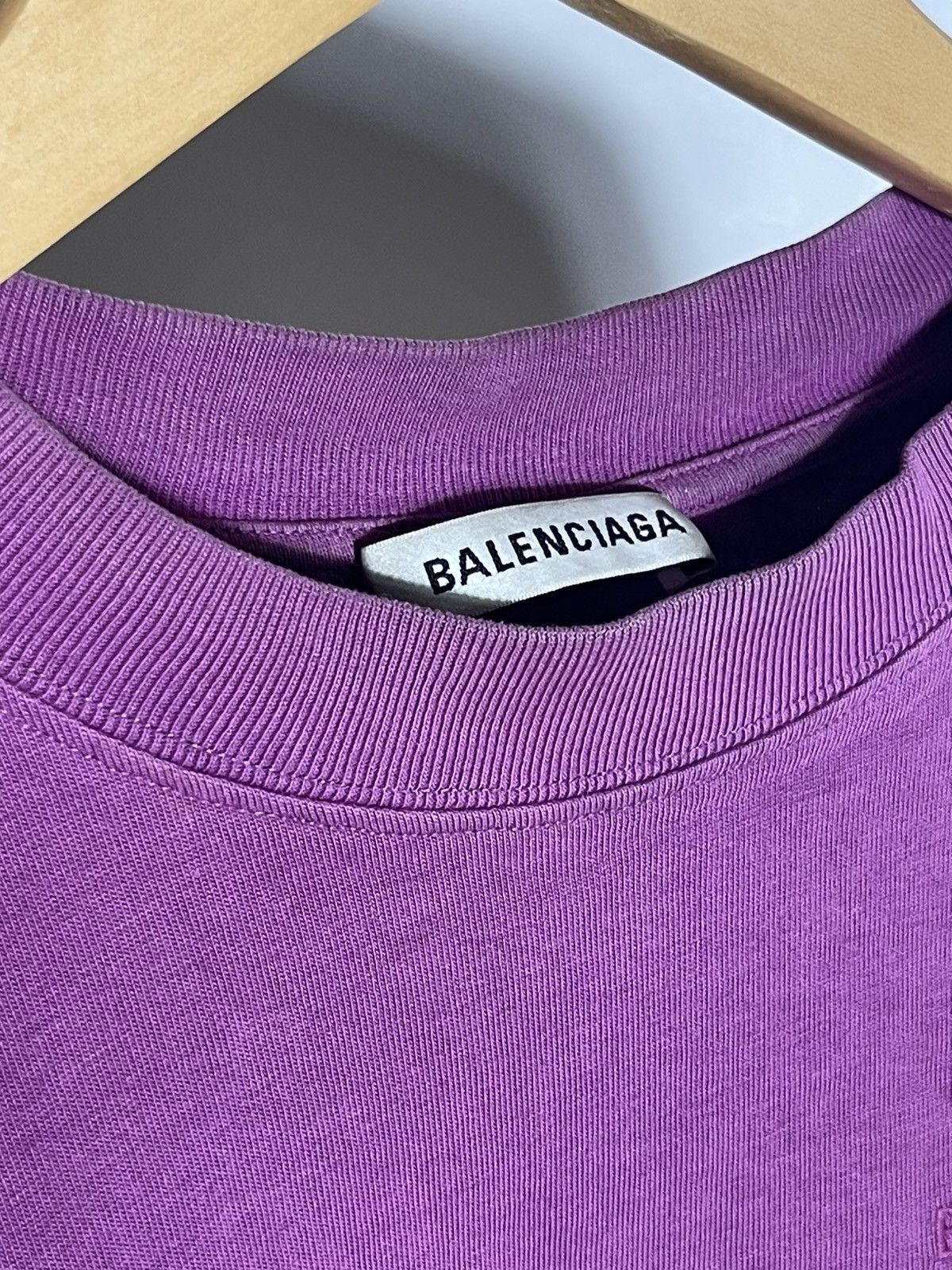Balenciaga BALENCIAGA LOGO SHIRT Size US XXL / EU 58 / 5 - 6 Thumbnail