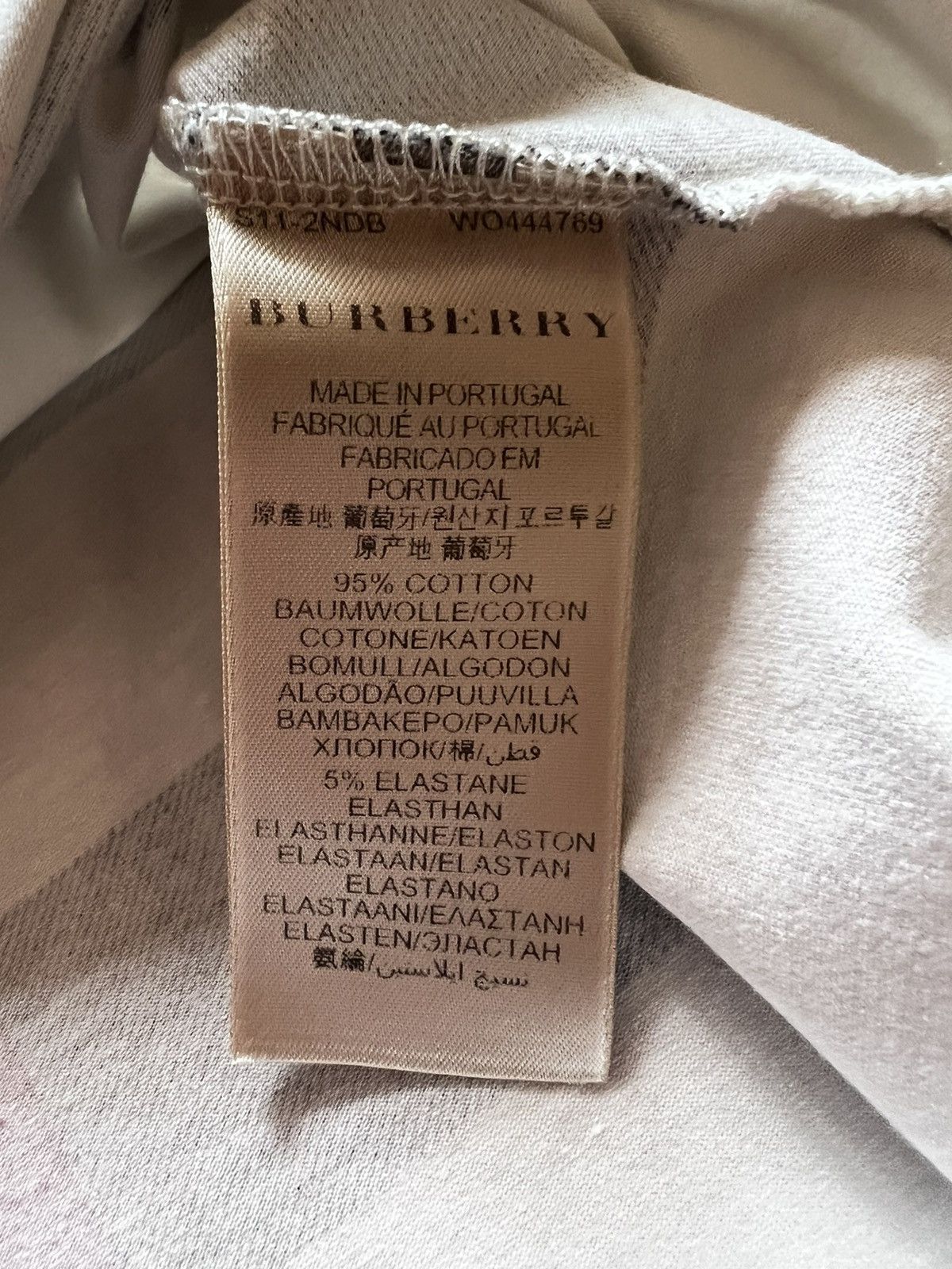 Burberry × Burberry Prorsum Burberry Brit Nova Check t-shirt luxury authentic Size L / US 10 / IT 46 - 8 Thumbnail