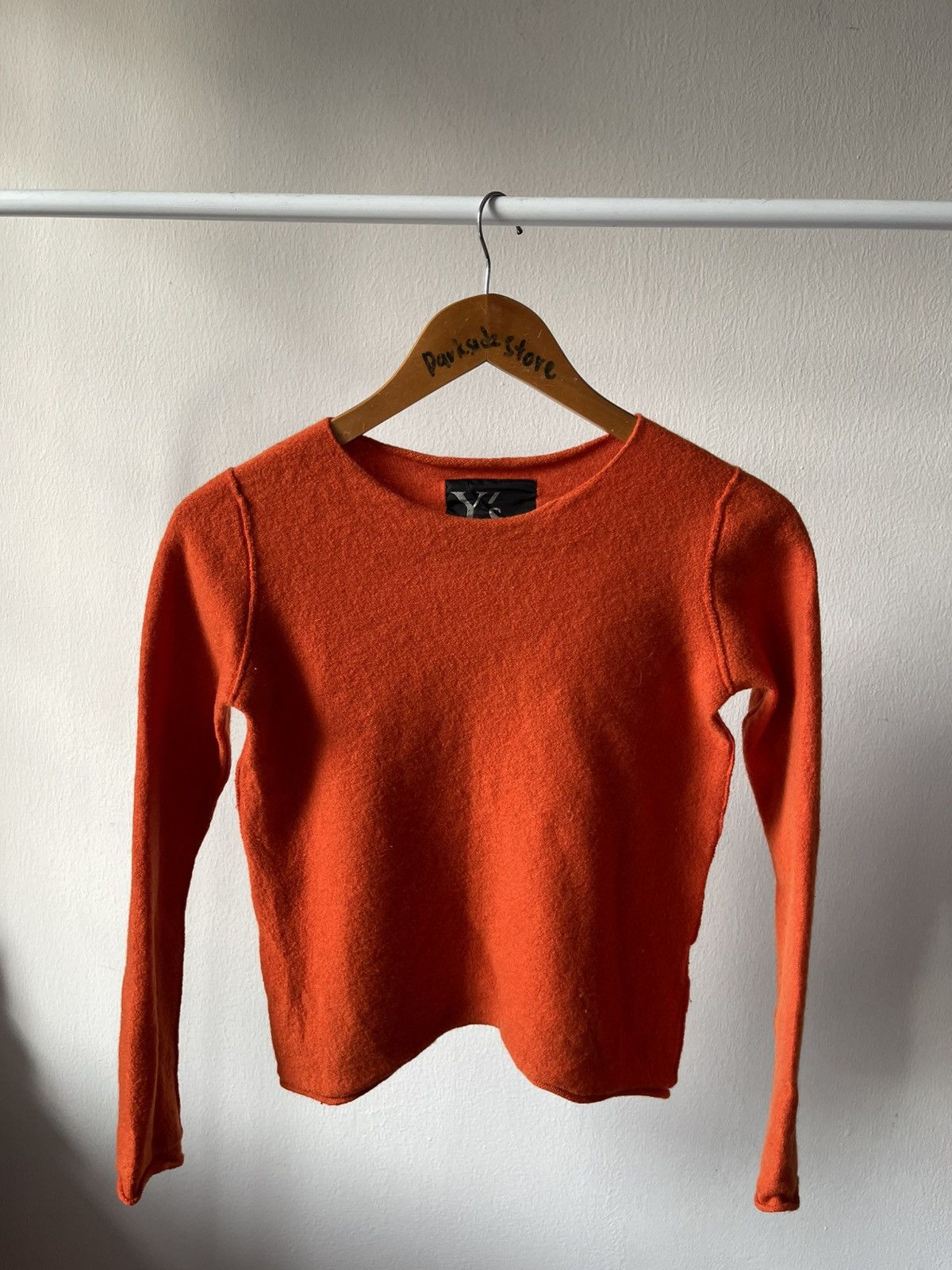 Yohji Yamamoto Ys Yohji Yamamoto Crop Wool Knit Size XS / US 0-2 / IT 36-38 - 1 Thumbnail