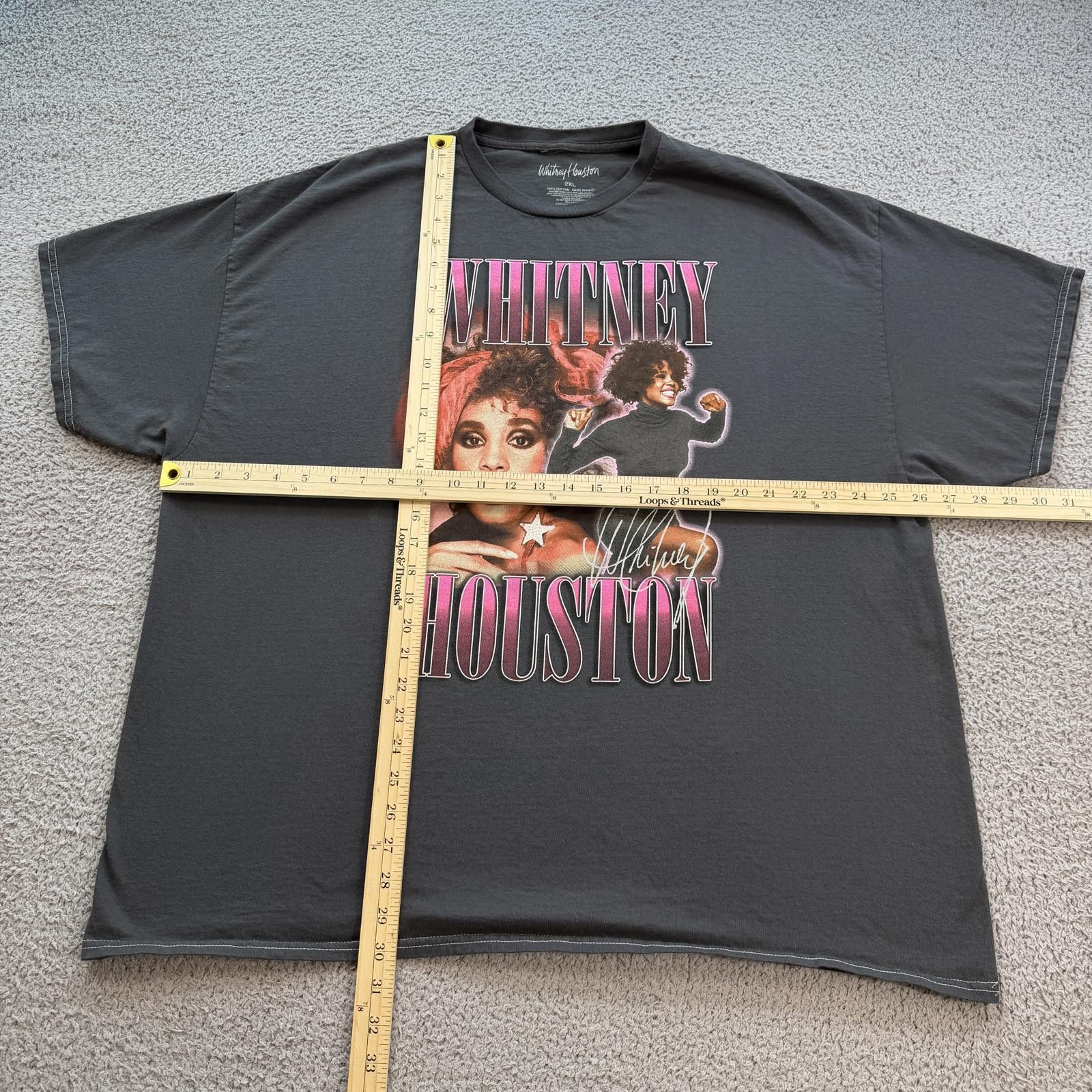 Other Whitney Houston Tour 2010 Graphic T Shirt 2XL Oversized Size US XXL / EU 58 / 5 - 3 Thumbnail