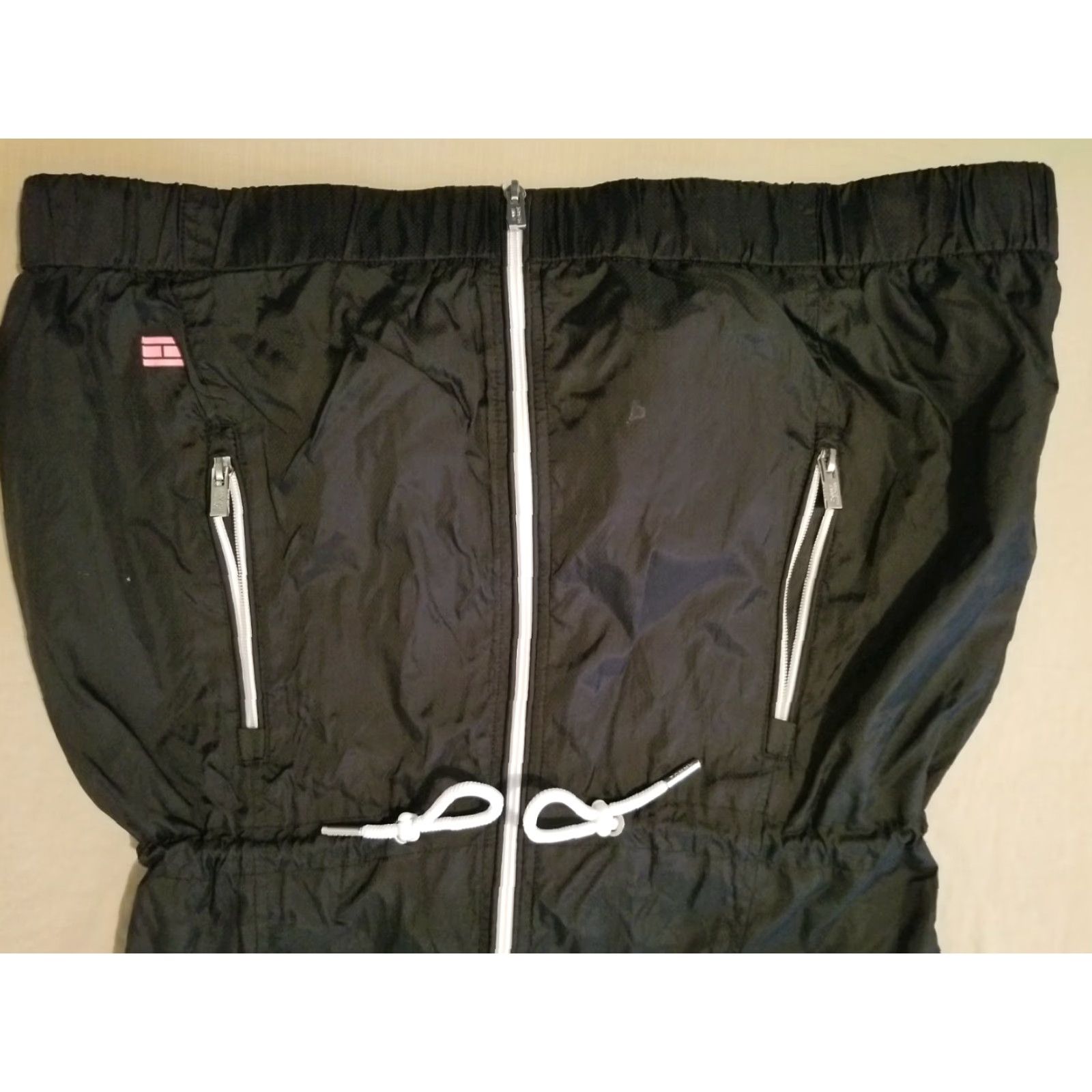 Tommy Hilfiger Womens Tommy Hilfiger Jacket S Small Black Hooded Athletic Shirt? Size S / US 4 / IT 40 - 4 Thumbnail