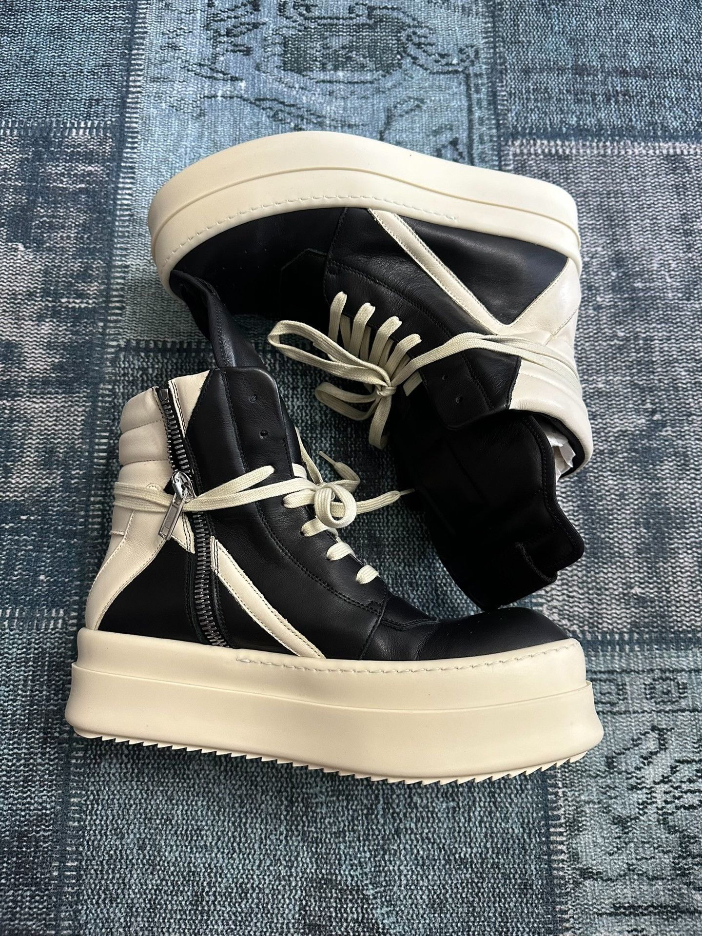 Rick Owens Rick Owens Pink Hitop Sneakers 42 Men Size US 9 / EU 42 - 1 Thumbnail