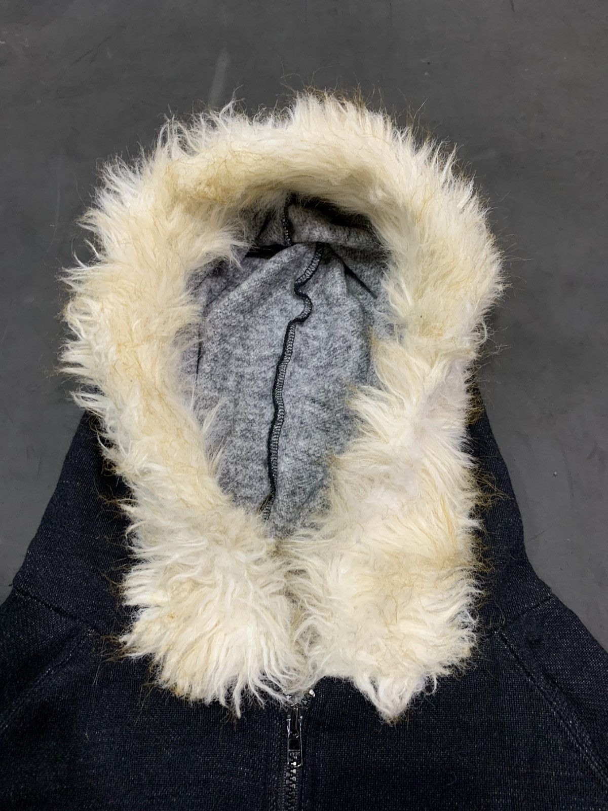 If Six Was Nine × KMRii × Le Grande Bleu (L.G.B.) 🖤BLACKFRIDAY🖤Cantwo fur hoodie ifsixwasnine lgb styled Size US M / EU 48-50 / 2 - 3 Thumbnail