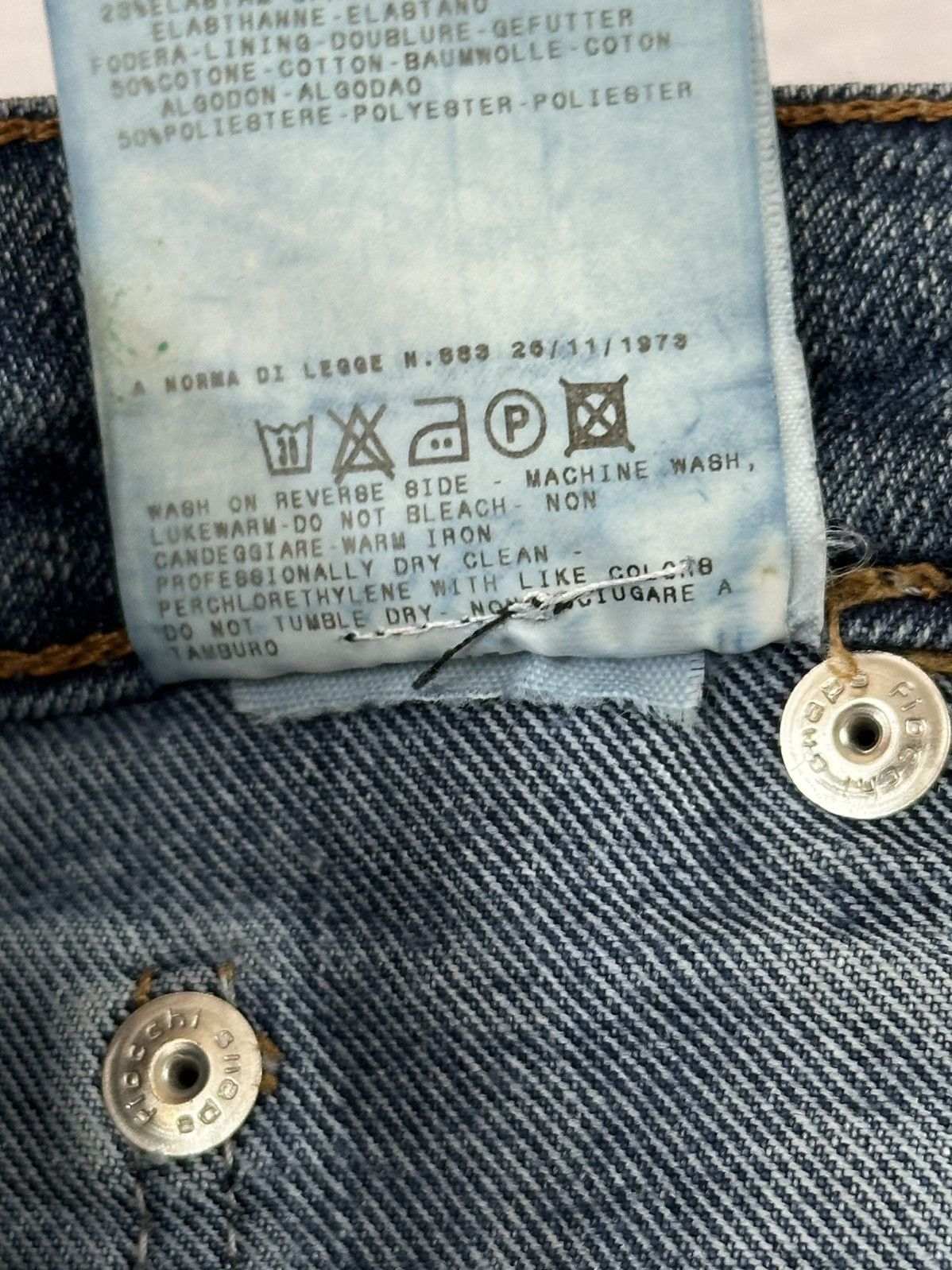 Dolce & Gabbana × Japanese Brand Avant Garde Vintage Dolce & Gabbana 00s Baggy Japanese LGB Size 28" / US 6 / IT 42 - 8 Thumbnail
