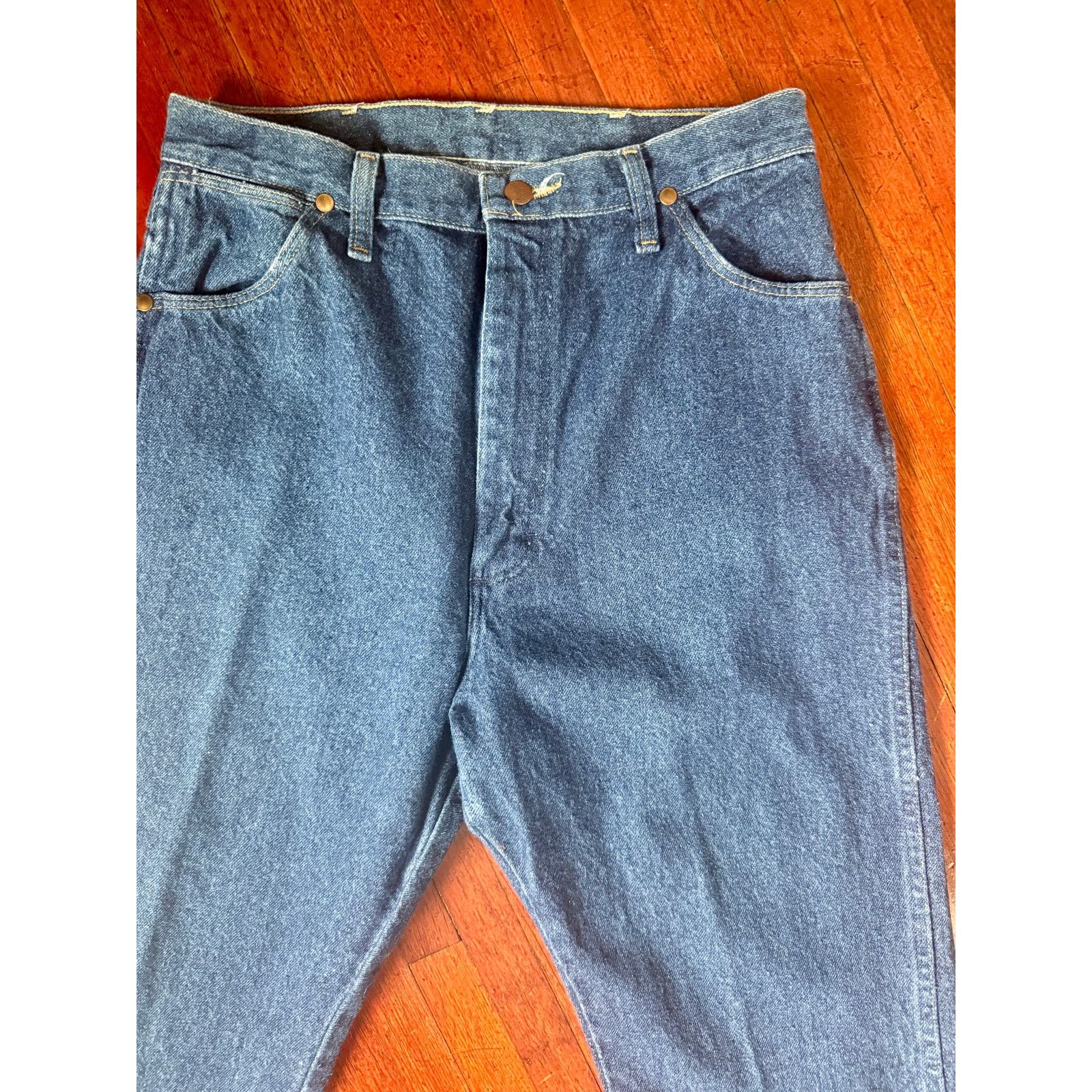 Wrangler Vintage 70’s Wrangler Bareback Denim Straight Jeans 30X34 S Size 30" / US 8 / IT 44 - 5 Thumbnail