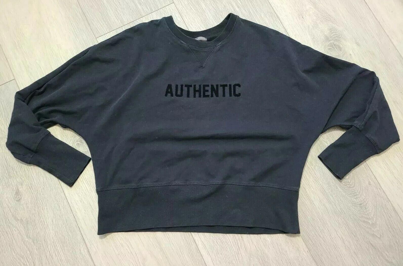 Designer Sundays One Sweatshirt Large Crop Authentic black stretch Size L / US 10 / IT 46 - 1 Thumbnail