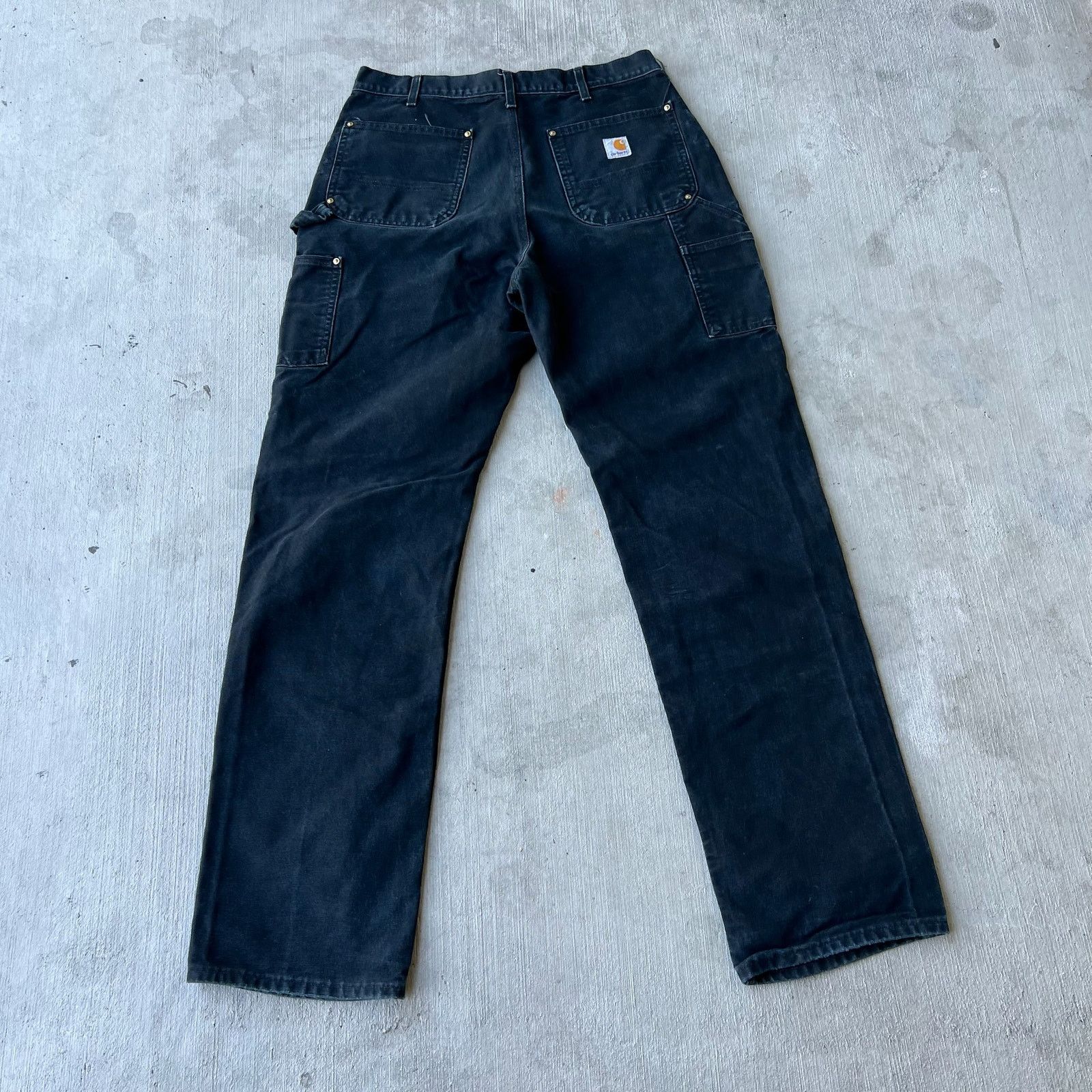 Carhartt × Vintage Carhartt black double knee work wear carpenter pants Size US 32 / EU 48 - 5 Thumbnail