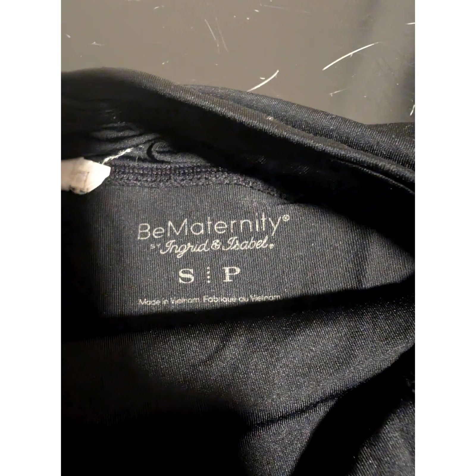 Vintage Be Maternity Ingrid & Isabel Women's Black Stretch Fit Leggings SMALL Basics Size 28" / US 6 / IT 42 - 2 Thumbnail