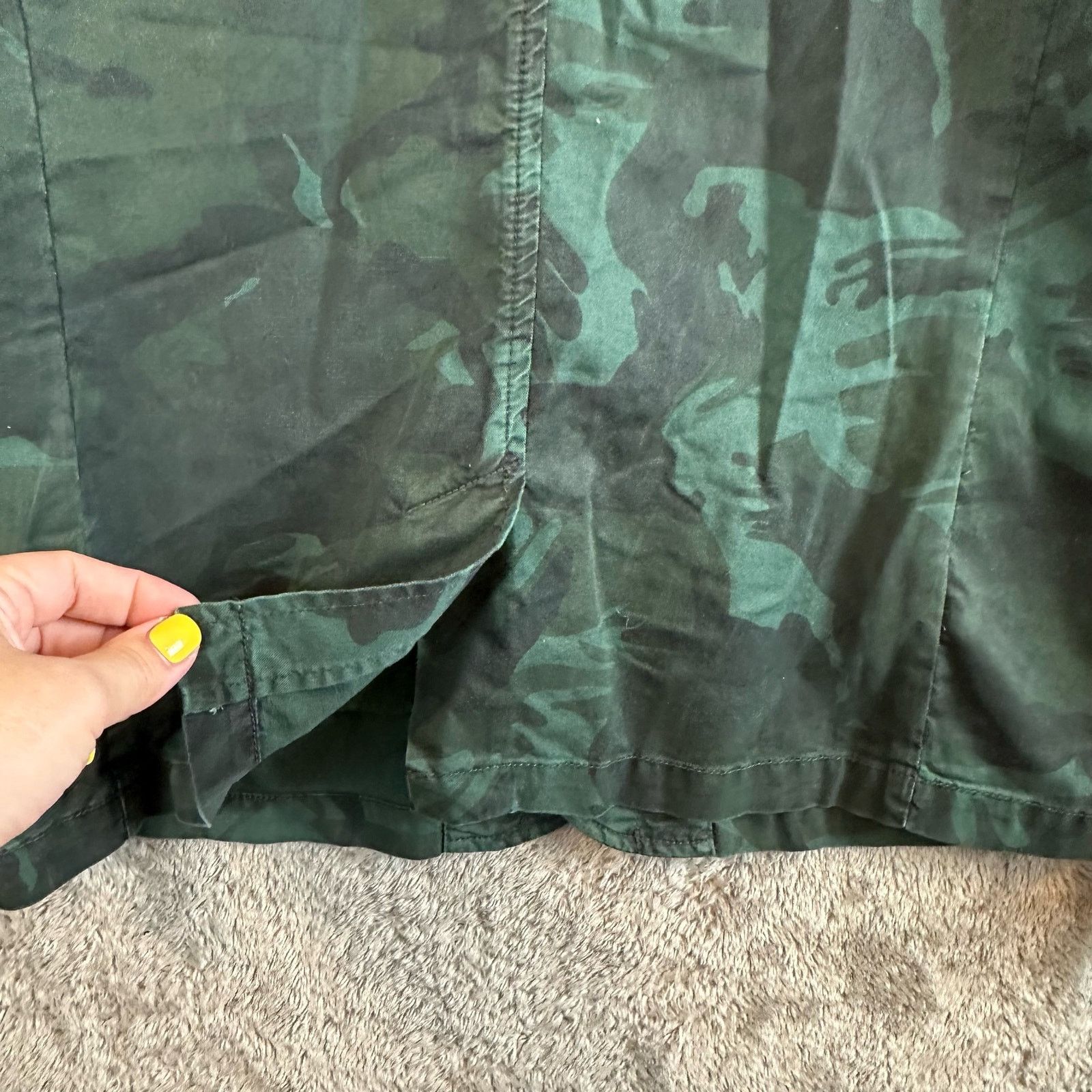 Brooklyn Industries Brooklyn Industries Green Camo Blazer Jacket L Large Cotton Size US L / EU 52-54 / 3 - 8 Thumbnail