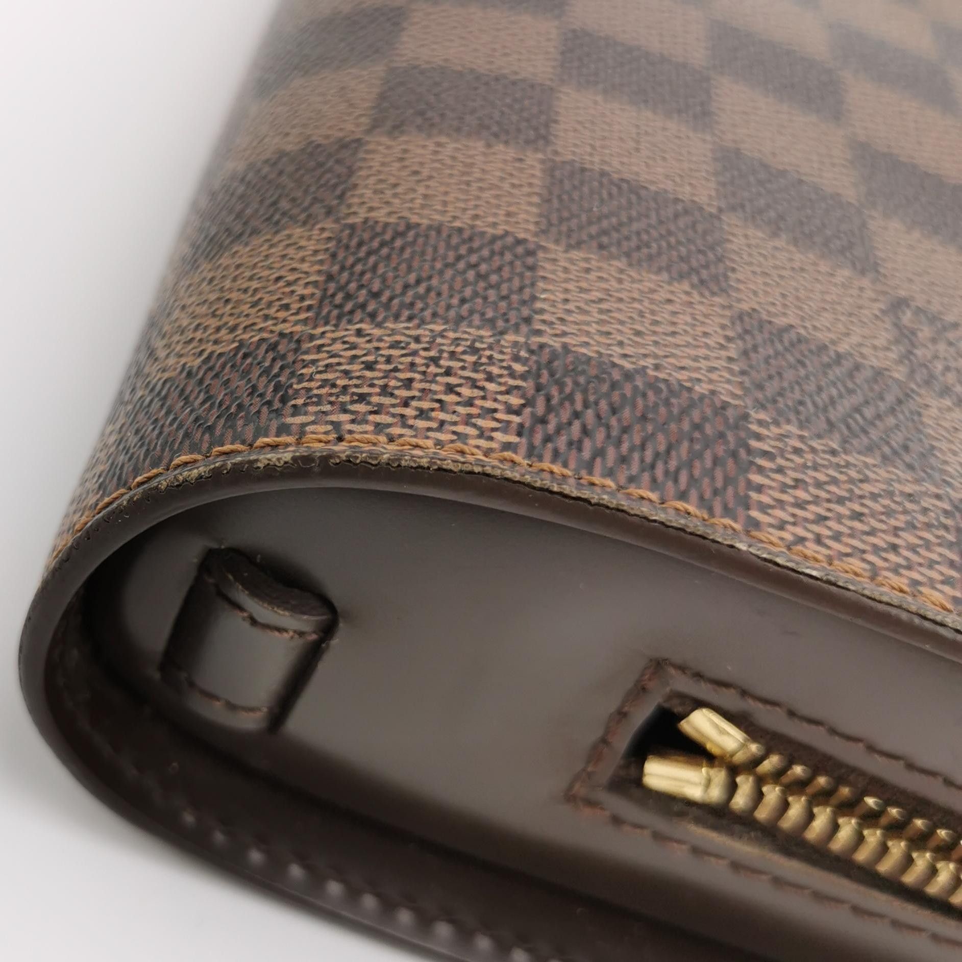Louis Vuitton Louis Vuitton (LV) Cowhide Checkerboard Zipper Clutch -y250 Size ONE SIZE - 3 Thumbnail