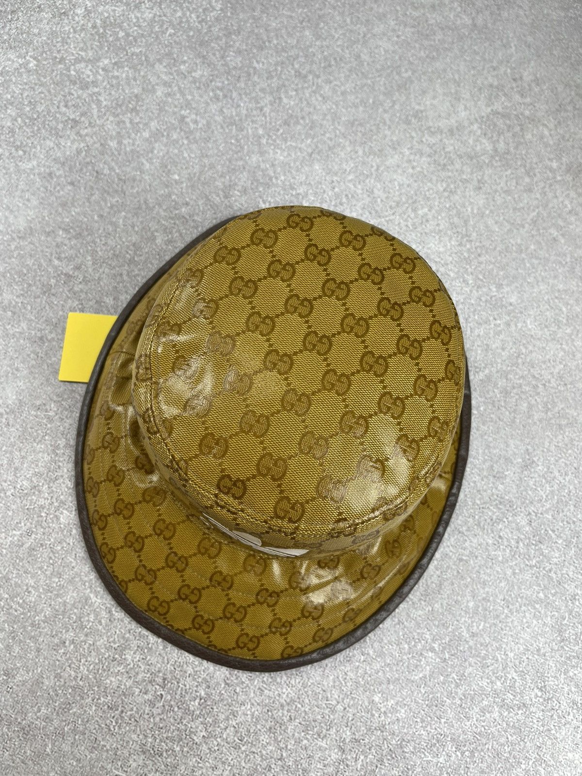 Adidas × Gucci Gucci x Adidas Gg Monogram Bucket Hat Brown Unisex Size ONE SIZE - 3 Thumbnail