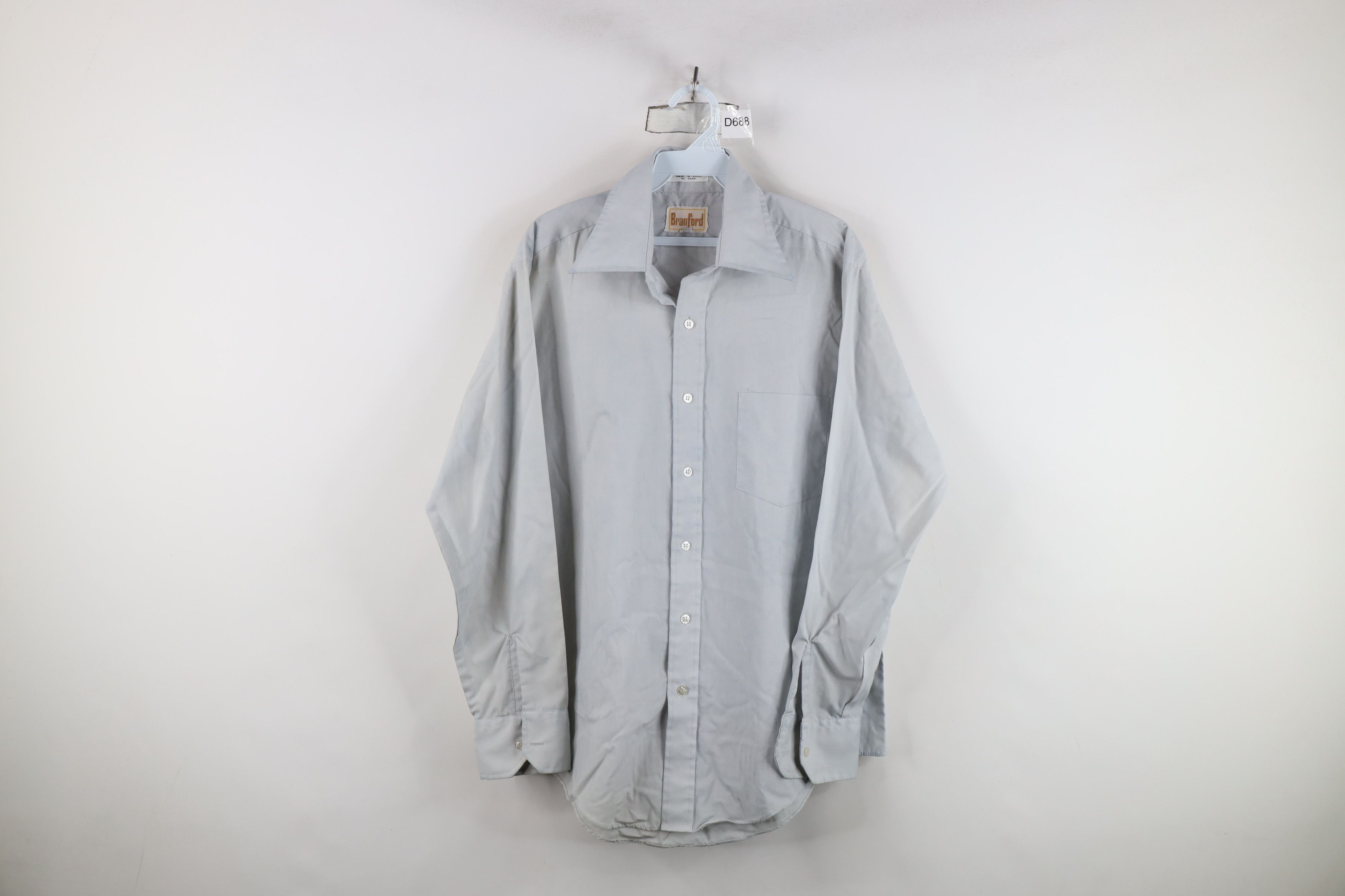 Vintage Vintage 70s Streetwear Permanent Press Collared Button Shirt Size US M / EU 48-50 / 2 - 1 Thumbnail