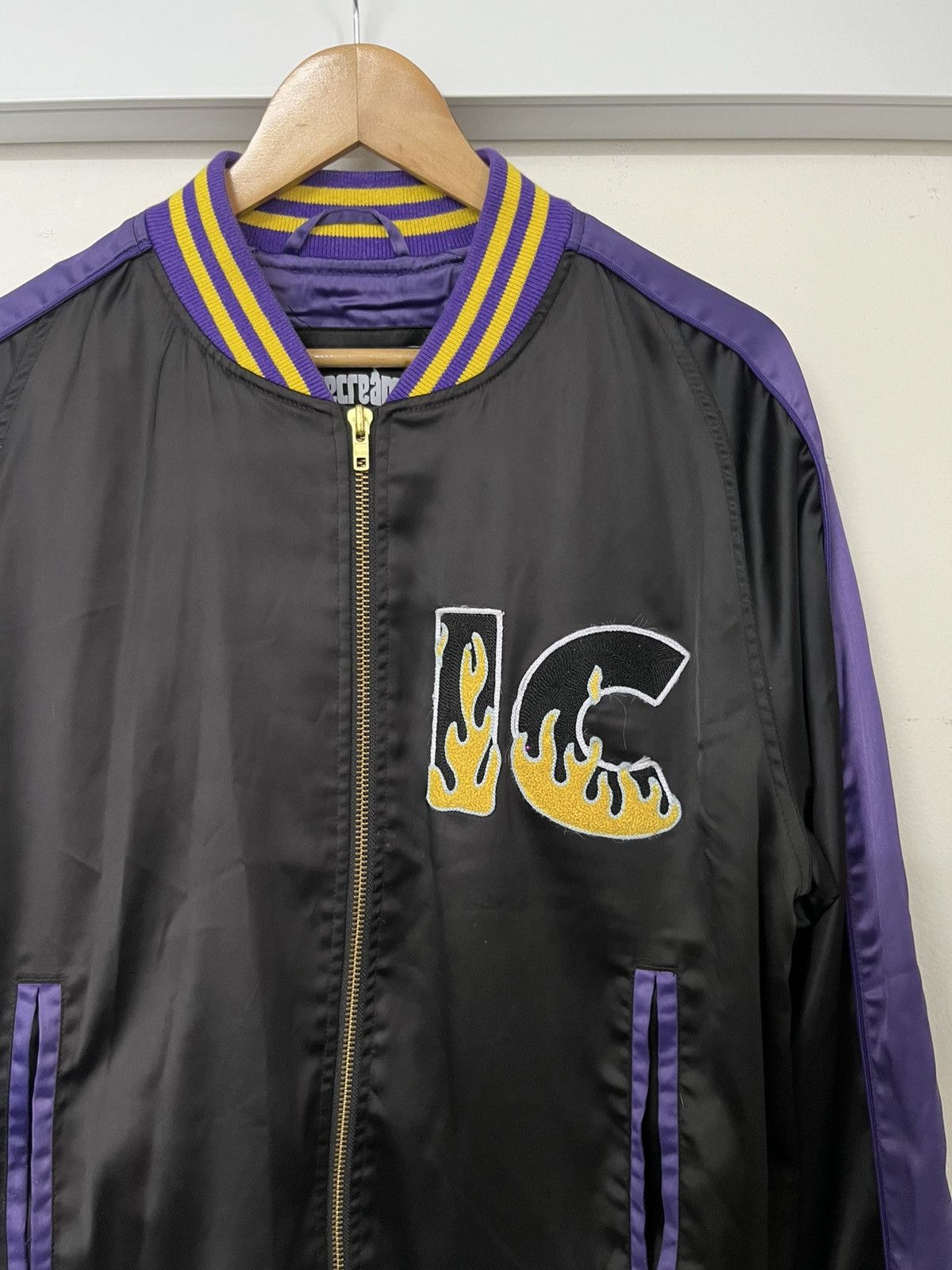 Billionaire Boys Club × Icecream Vintage Y2K Icecream Varsity Flame Jacket Size US M / EU 48-50 / 2 - 3 Thumbnail