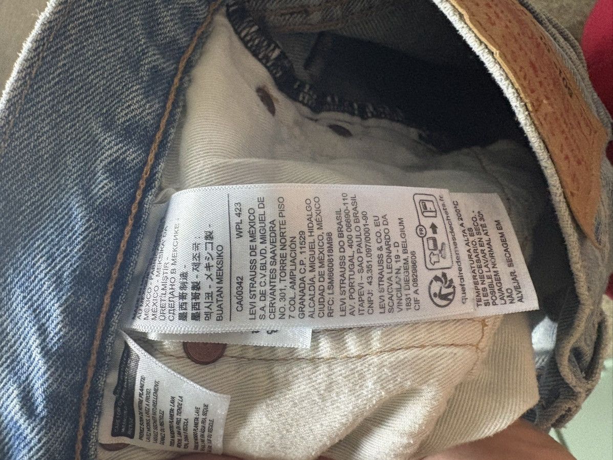 DENIM TEARS Light blue denim tears jeans size 31W x 32L Size US 31 - 4 Thumbnail