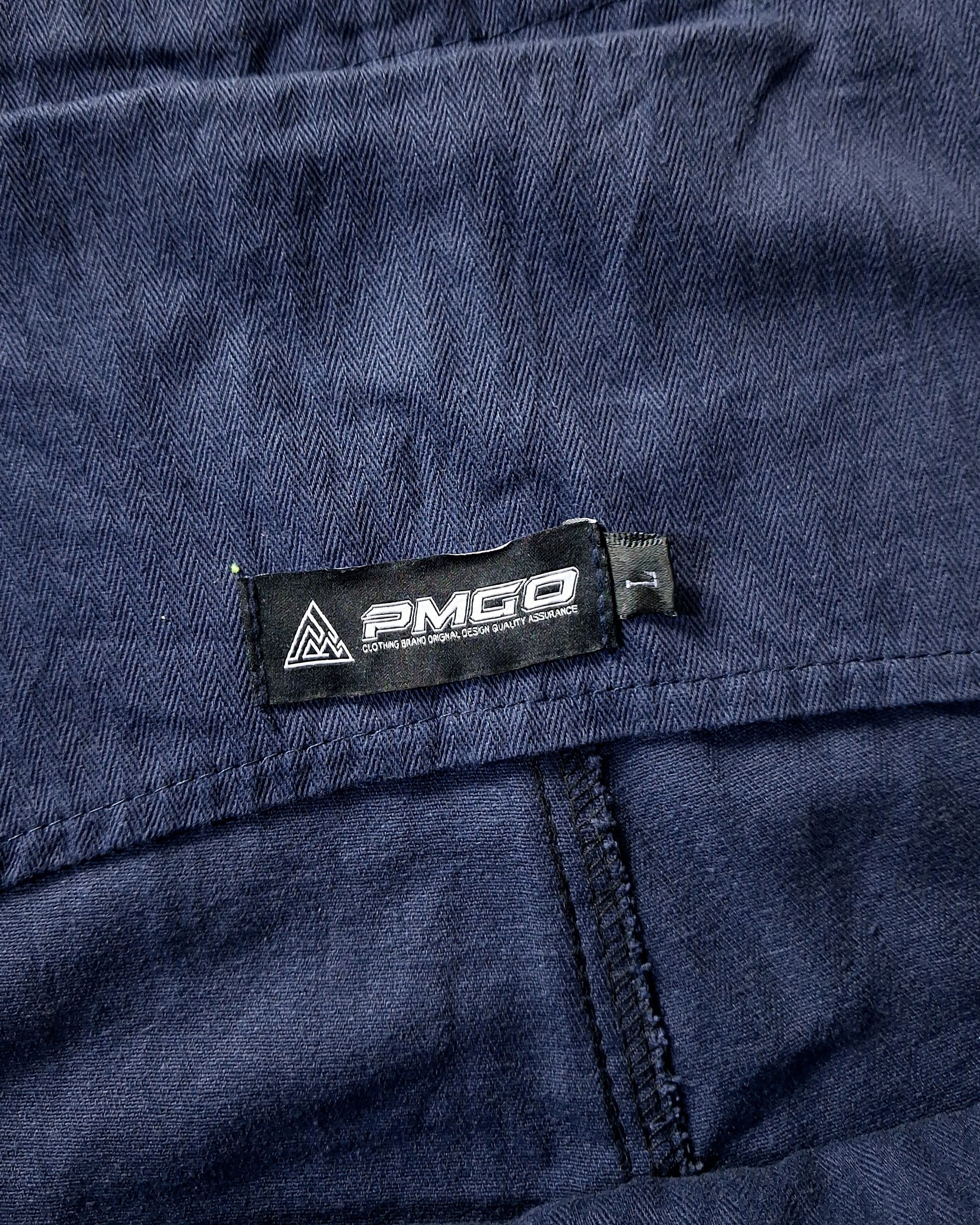 Japanese Brand PMGO HERRINGBONE TWILL HBT NAVY OVERALL Size US 43 - 10 Thumbnail