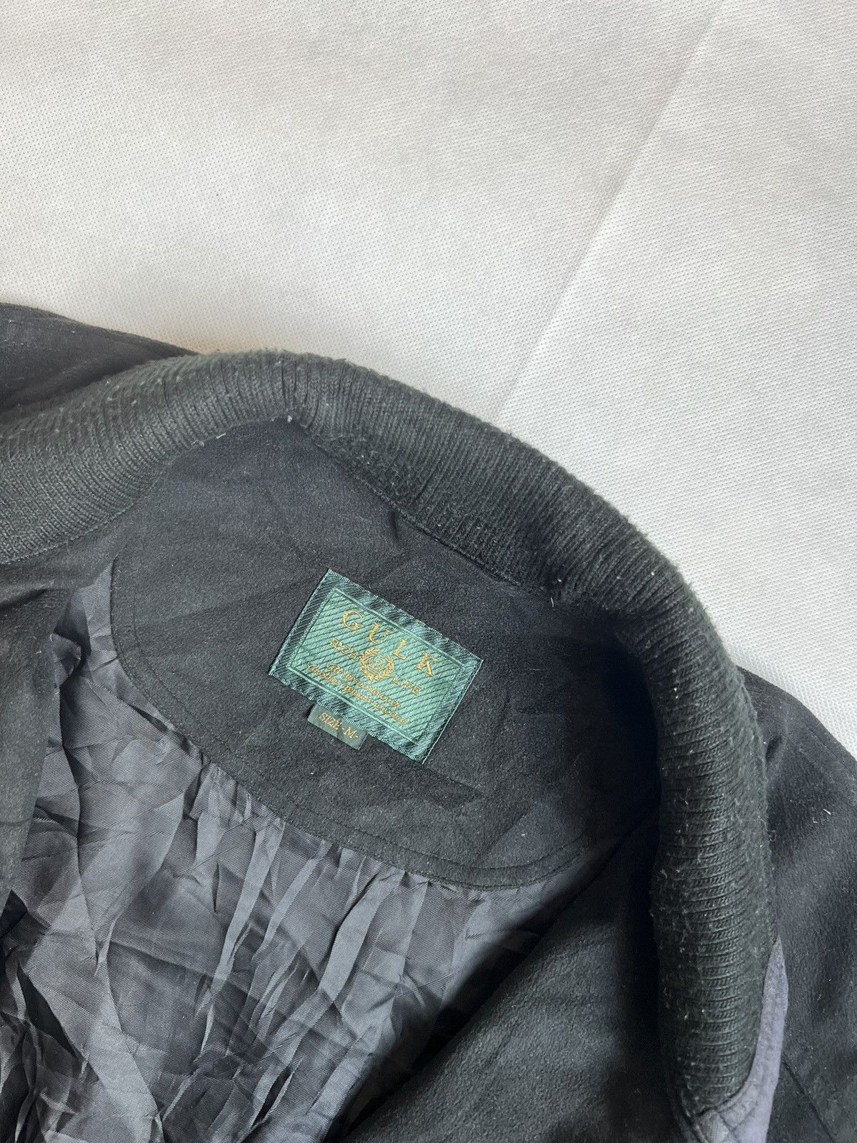 Vintage Vintage Gulk Wool Black Japanese Bomber Jacket Size US M / EU 48-50 / 2 - 7 Thumbnail