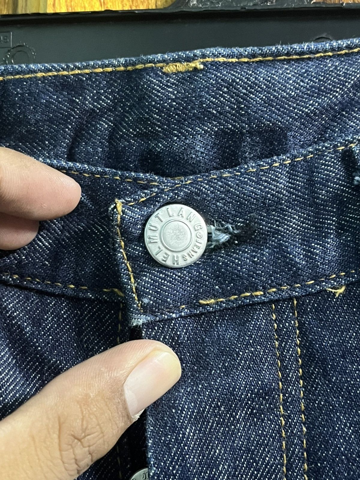Designer × Helmut Lang × If Six Was Nine Helmut Lung Classic raw Denim Italian Cut Size US 29 - 5 Thumbnail