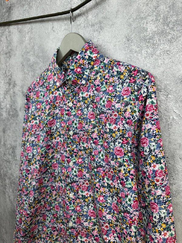 Grand Frank Grand Frank Floral Print Cotton Button Up Shirt Long Sleeve Size US M / EU 48-50 / 2 - 5 Thumbnail