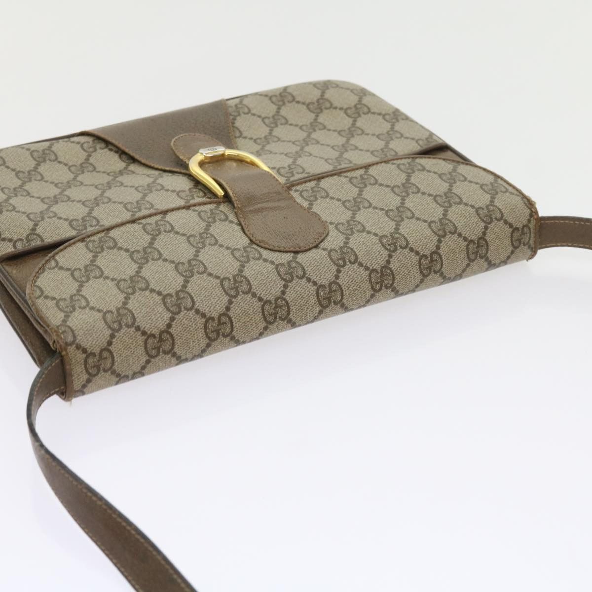 Gucci GUCCI GG Supreme Shoulder Bag Pvc Leather Beige Size ONE SIZE - 6 Thumbnail