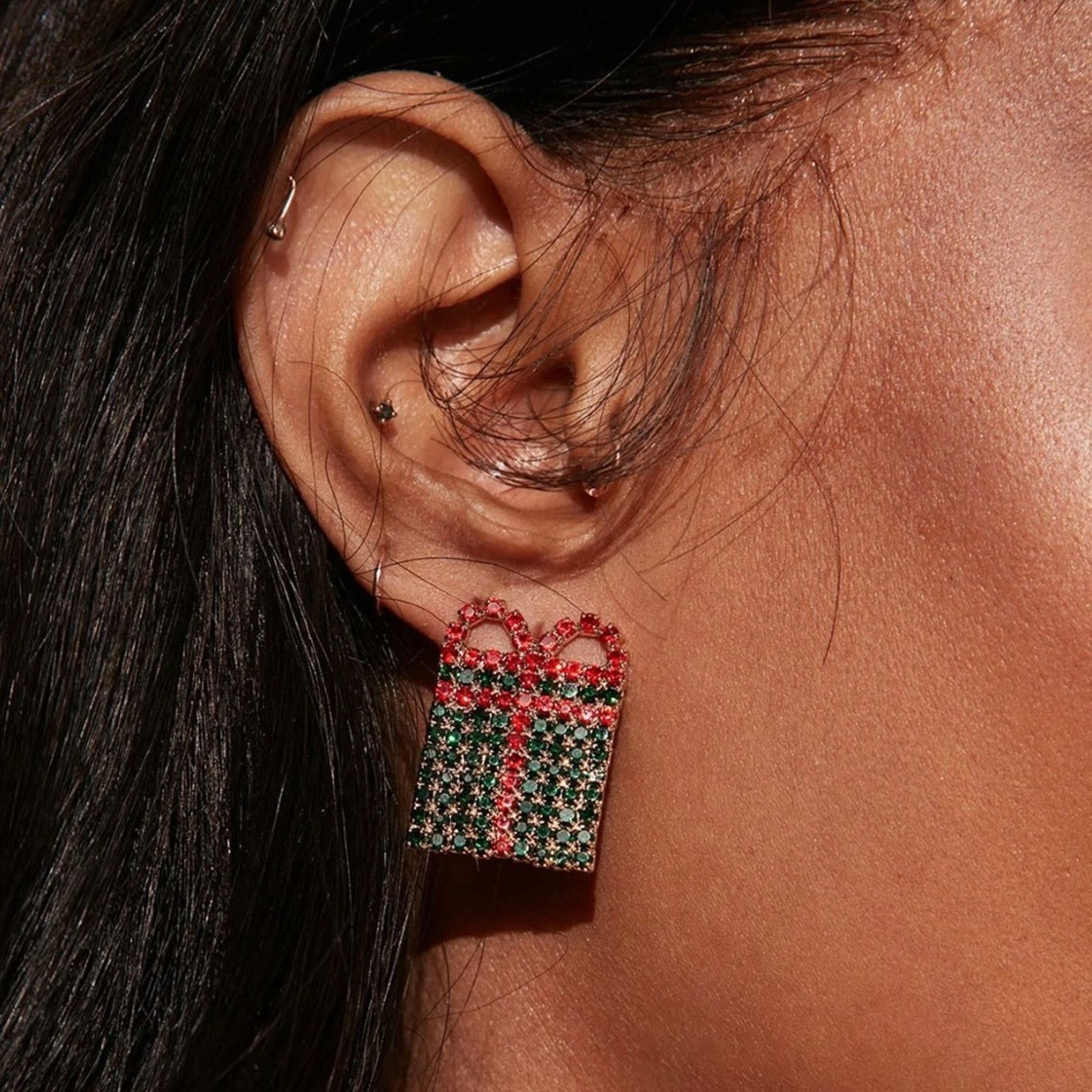Other FASHION NOVA On The Nice List Stud Earrings NWT Size ONE SIZE - 1 Thumbnail