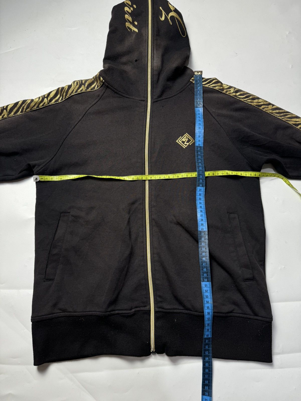 Hysteric Glamour × If Six Was Nine × Japanese Brand Japanese Full Zipper Hoodie Black Faded Size US M / EU 48-50 / 2 - 7 Thumbnail