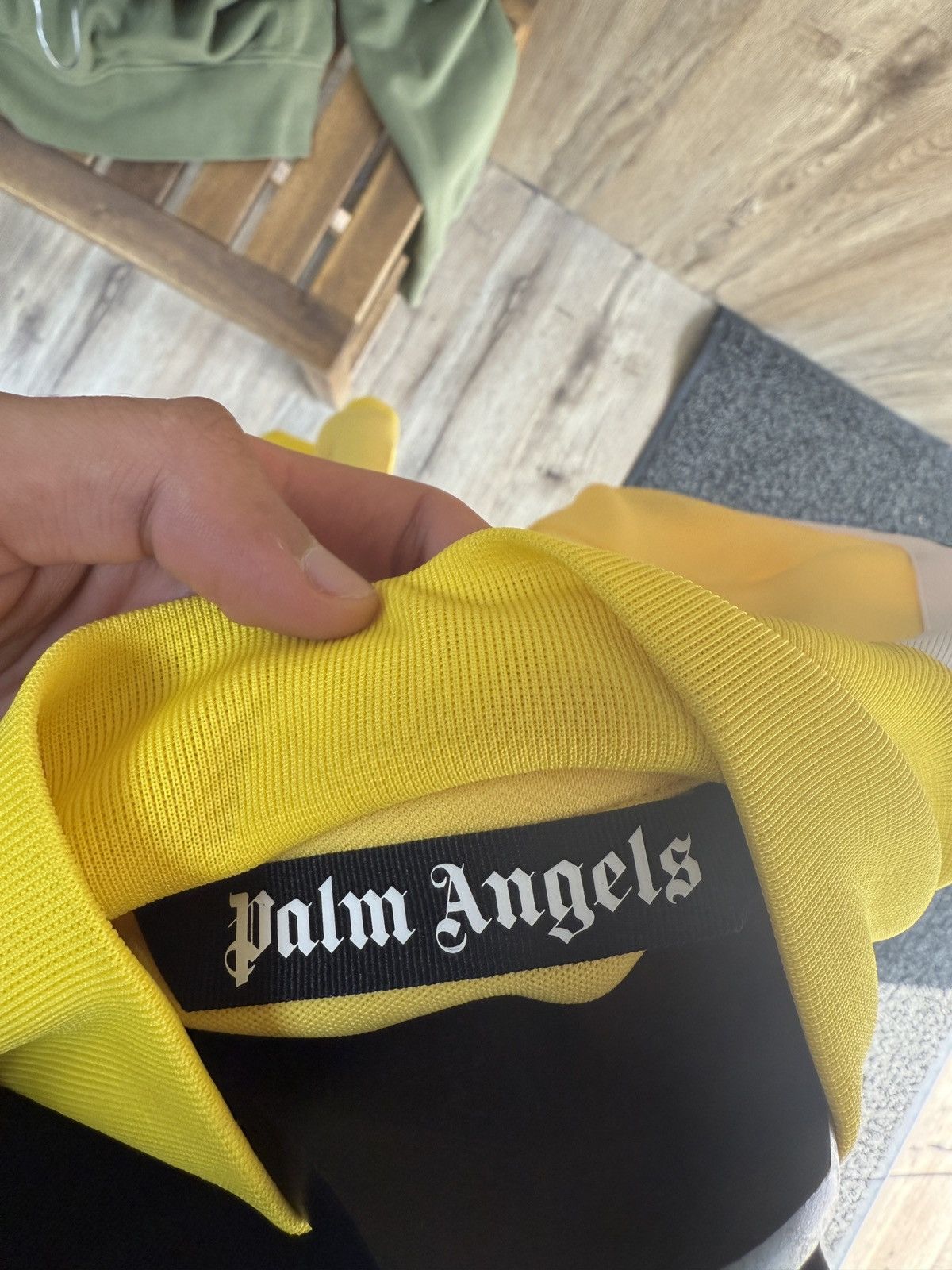 Palm Angels Palm Angels Yellow Track Jacket Size US L / EU 52-54 / 3 - 11 Thumbnail