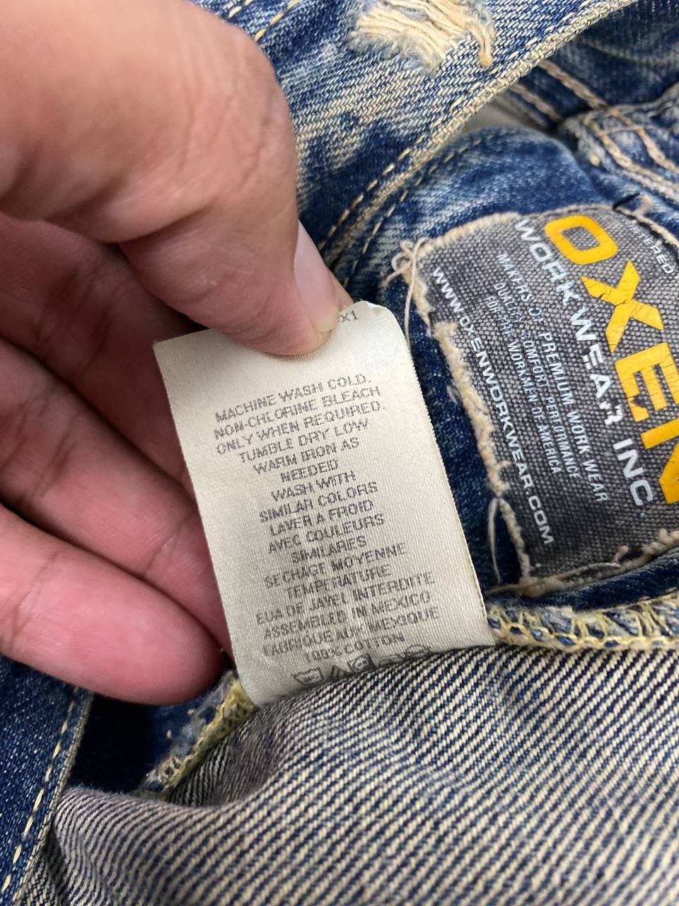 Japanese Brand vintage japanese brands double knee denim Size US 35 - 15 Thumbnail