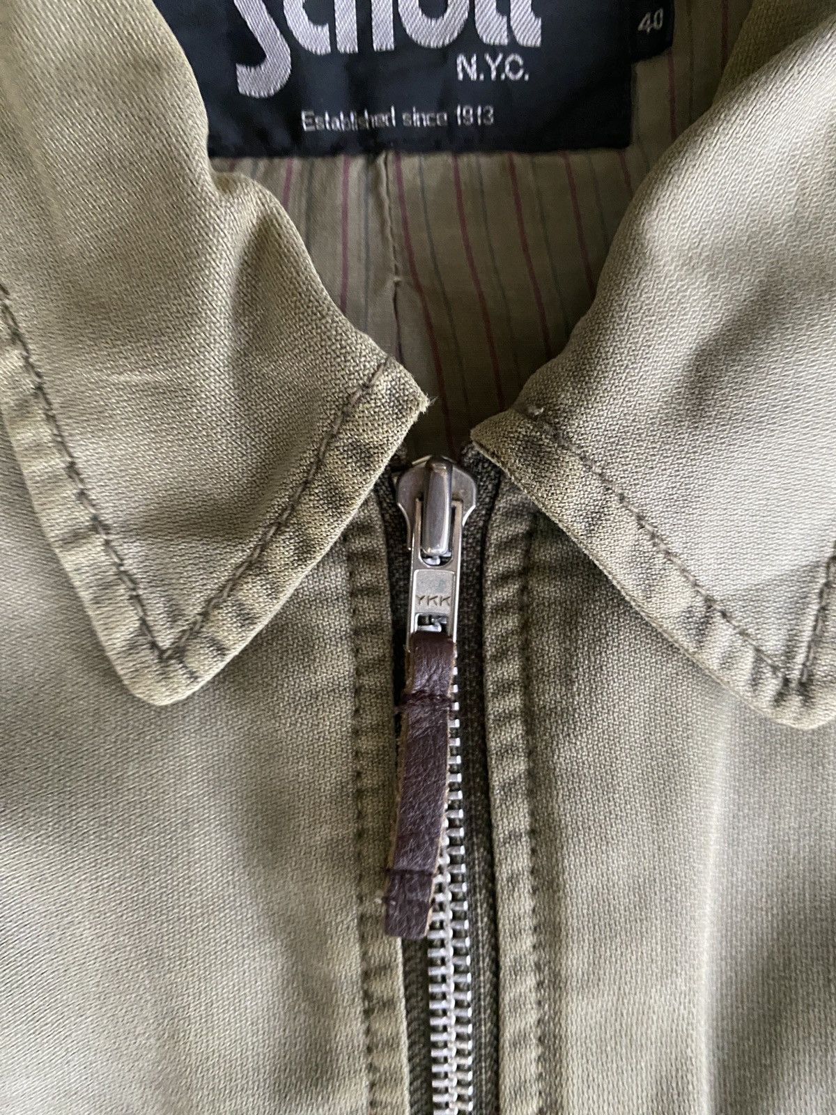 Schott × Vintage Vintage schott zipper jacket Size US L / EU 52-54 / 3 - 14 Thumbnail
