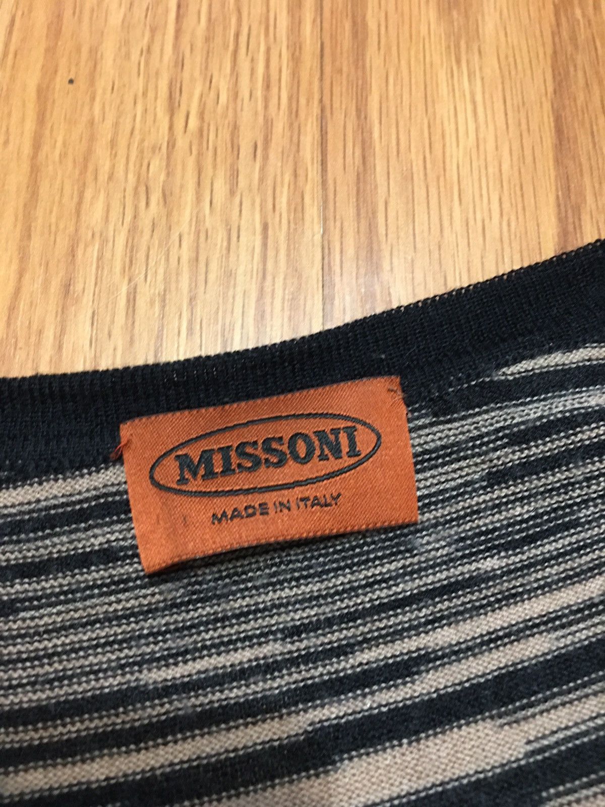 Missoni MISSONI Designer Stripped Wool Cardigan Sweater Size Eu 46 Size L / US 10 / IT 46 - 7 Thumbnail