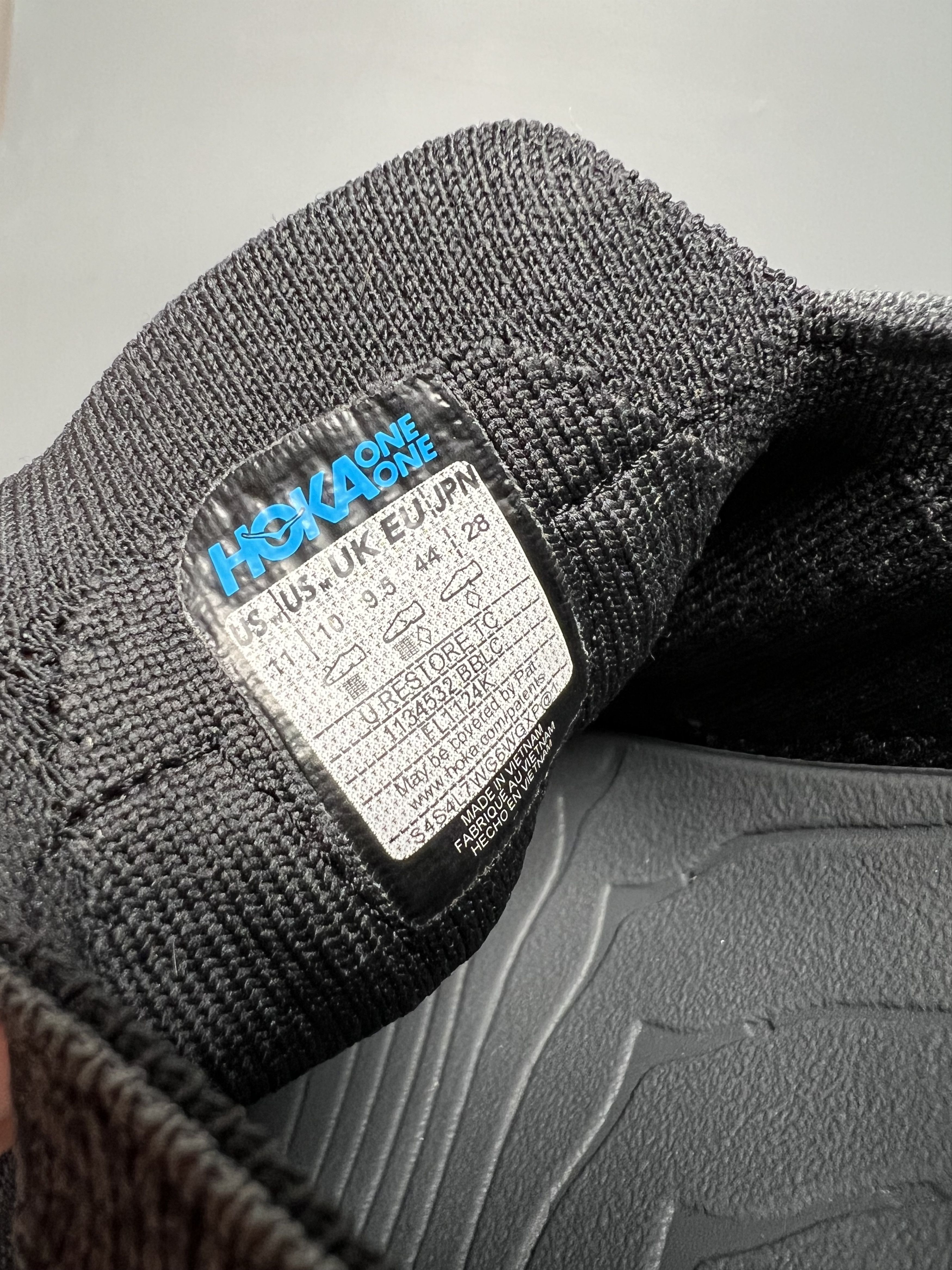 Hoka Hoka One One U Restore TC Unisex Sneakers 1134532-BBLC Size US 10 / EU 43 - 10 Thumbnail