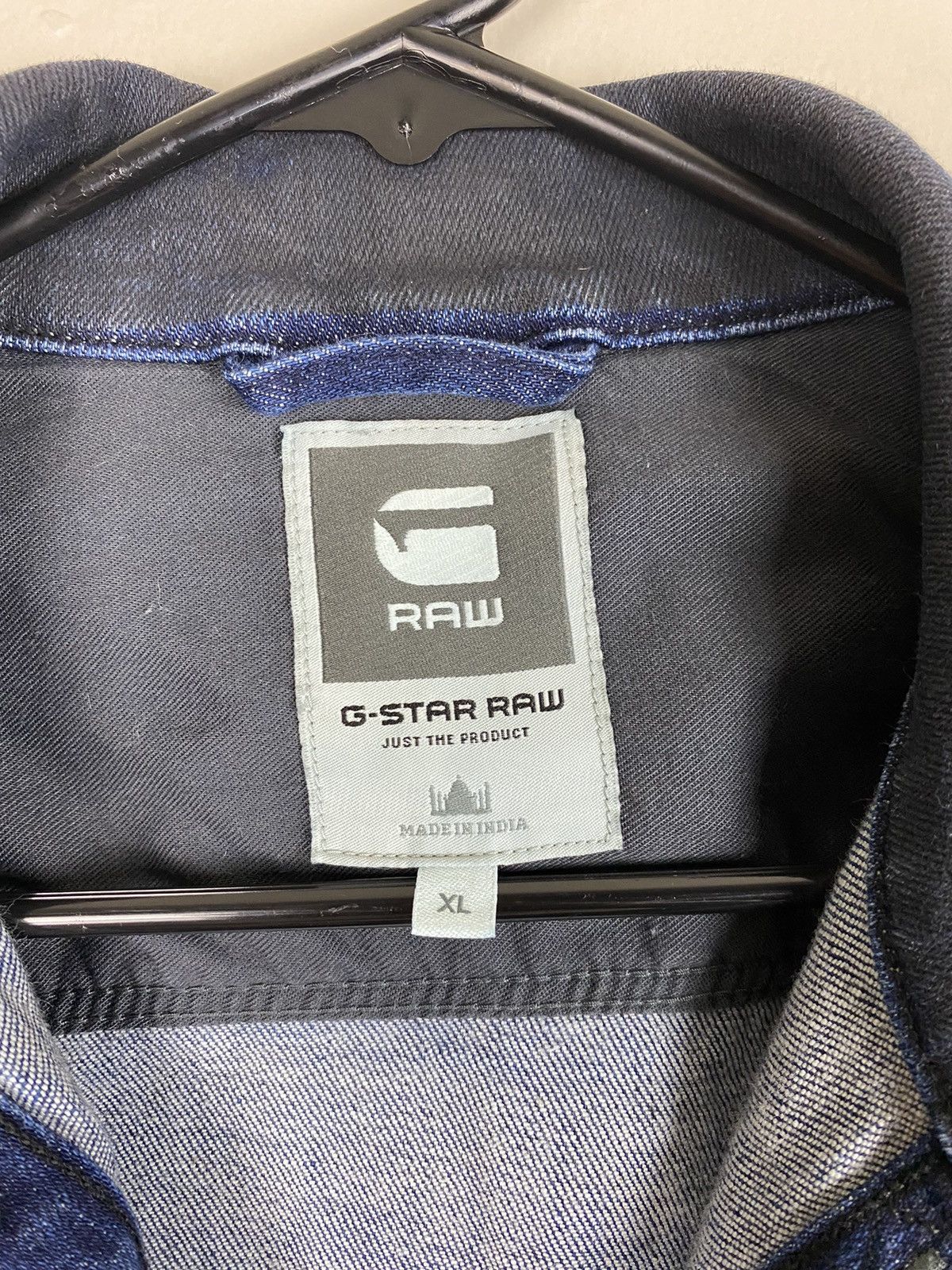 G-Star G Star Raw Waxed Denim Jacket Size US XL / EU 56 / 4 - 4 Thumbnail